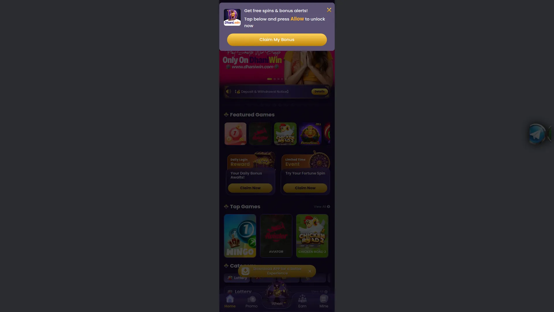 Dhaniwin2.com