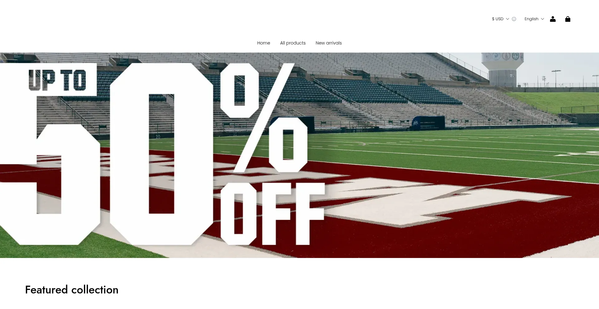 Website screenshot of Dickssportsoutlet.com