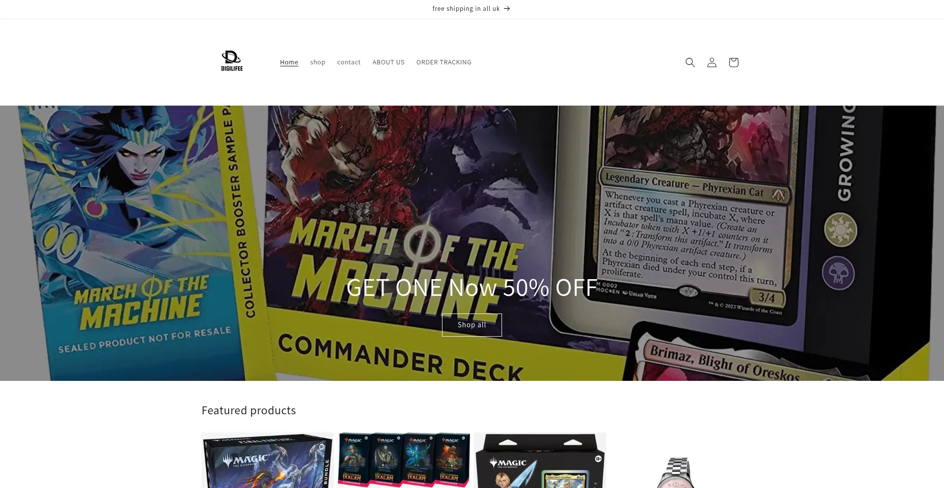 Website screenshot of Digilifee.com