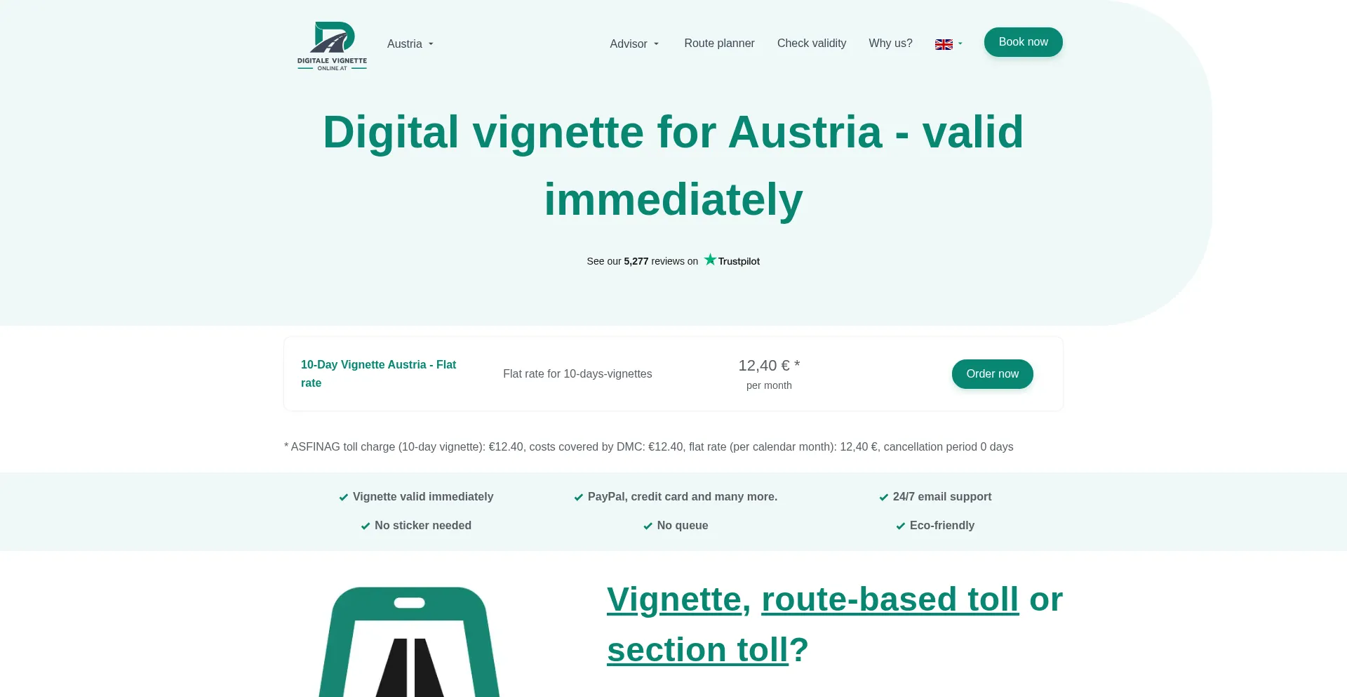 Digitale-vignette-online.at