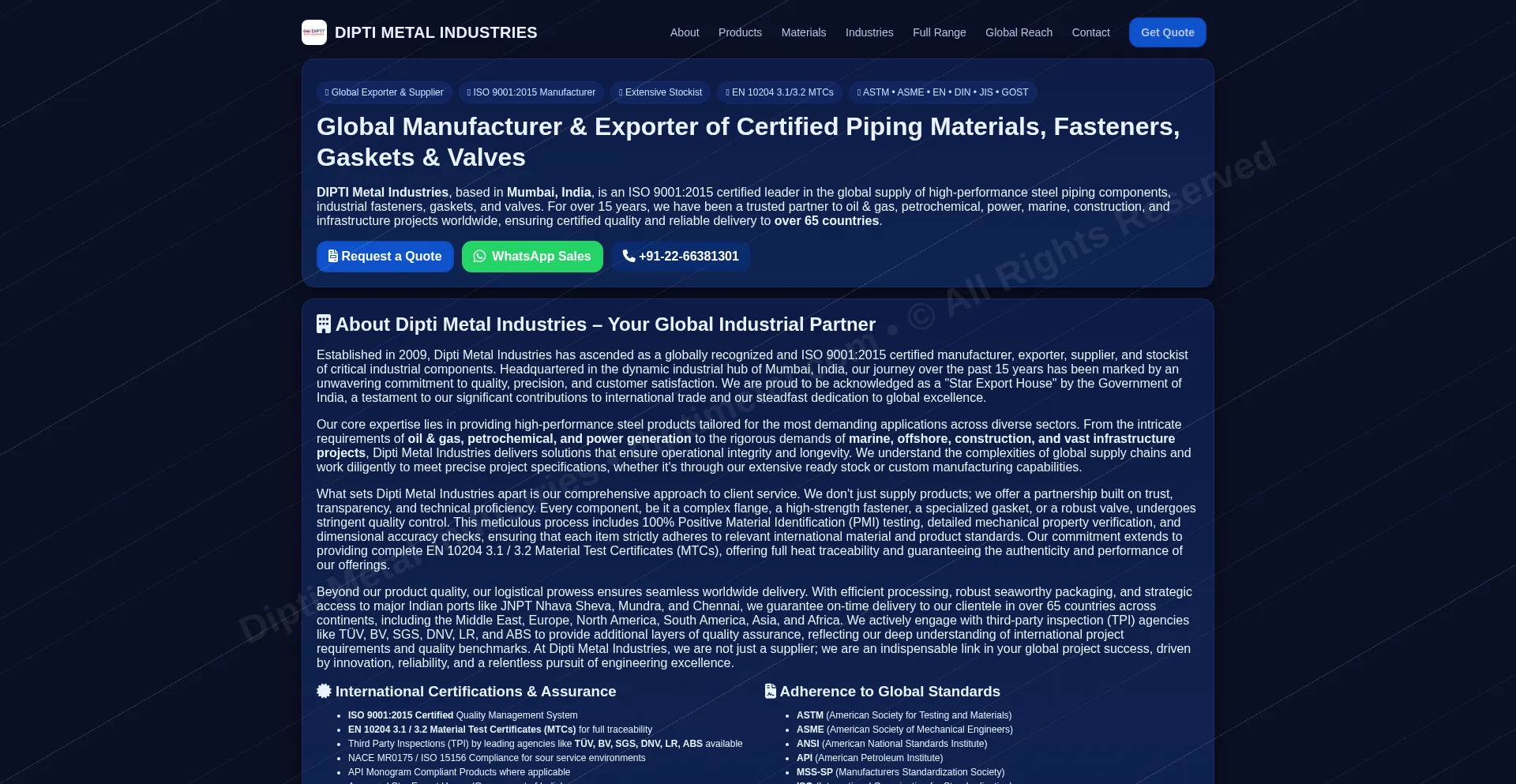 Diptimetal.com