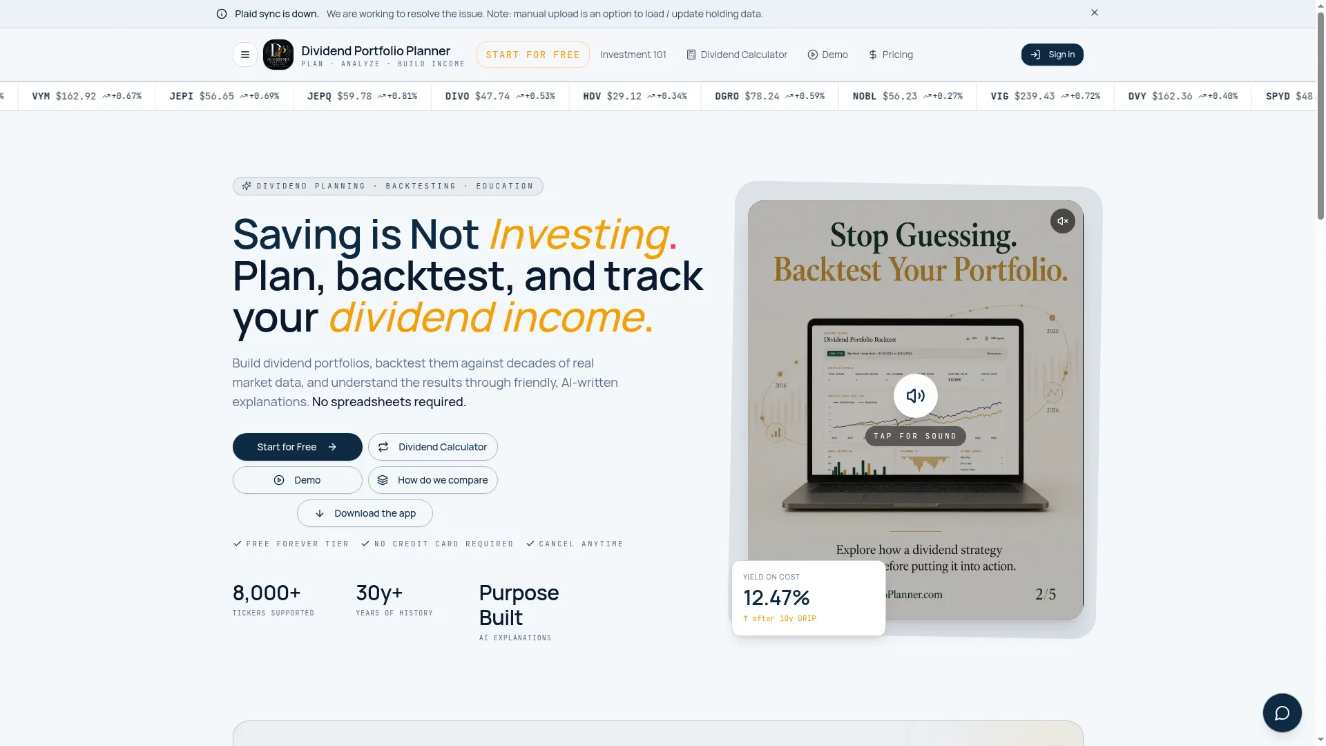Dividendportfolioplanner.com