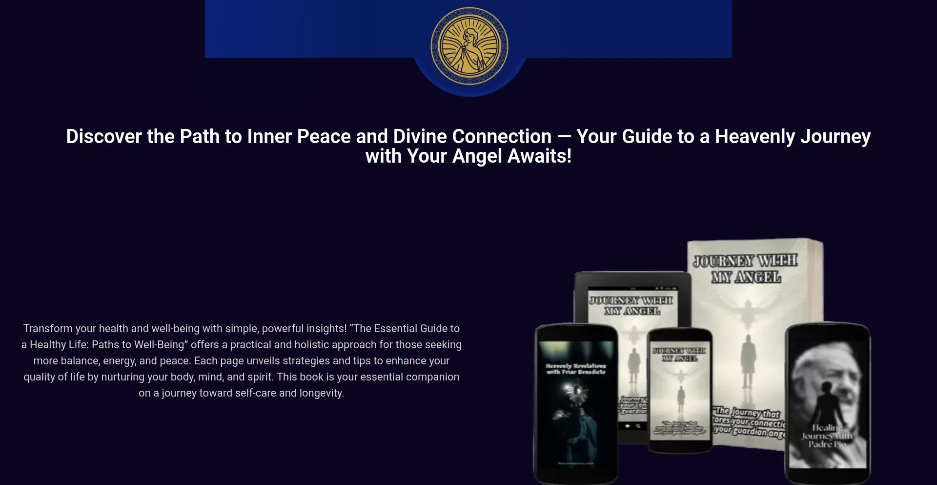 Website screenshot of Divinepath.site