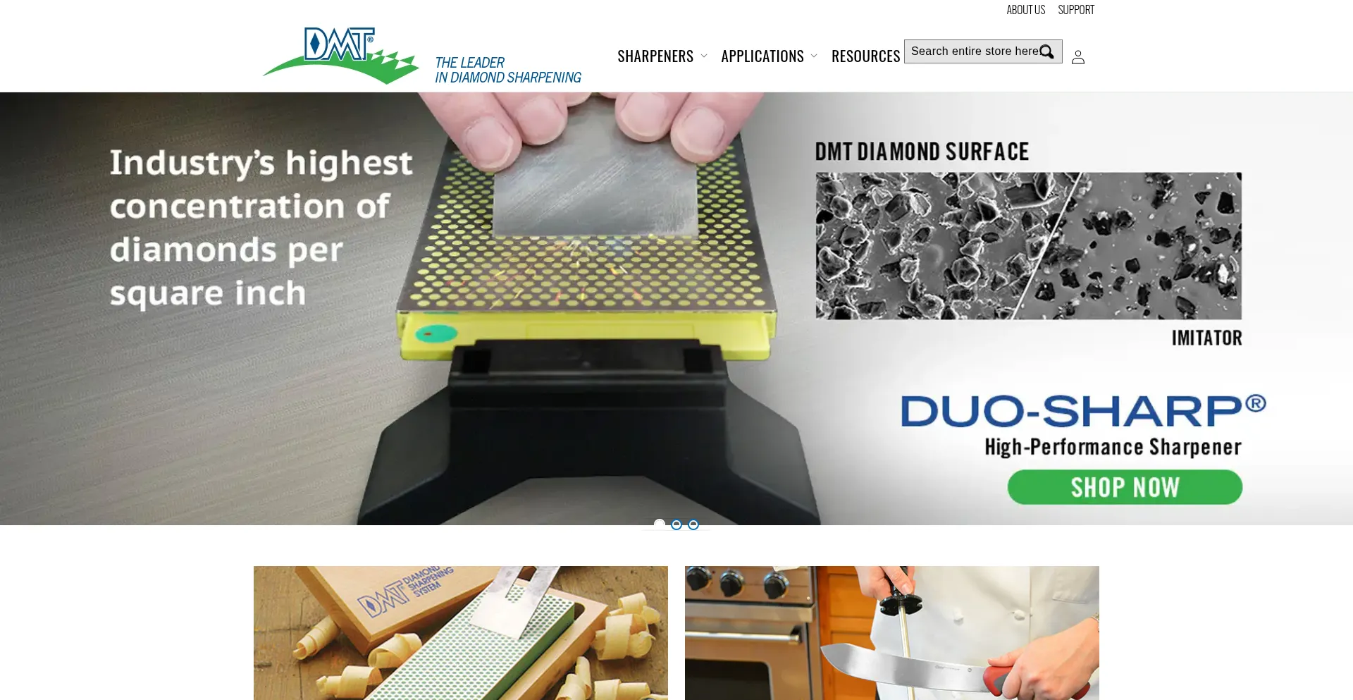 Website screenshot of Dmtsharp.com