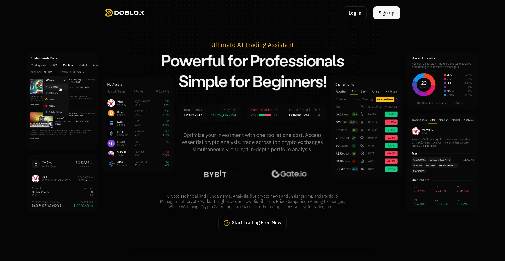Website screenshot of Doblox.com