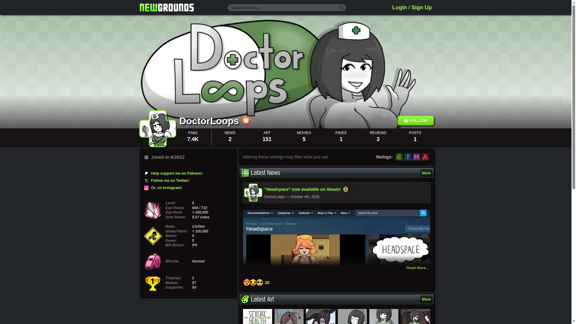 Doctorloops.newgrounds.com