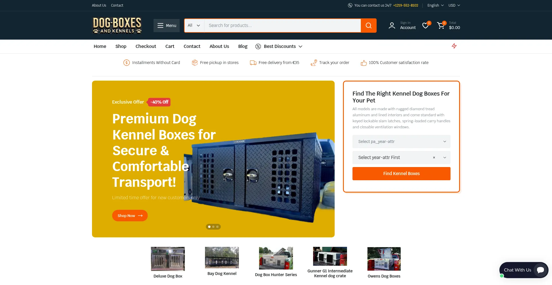 Dogboxesandkennels.com