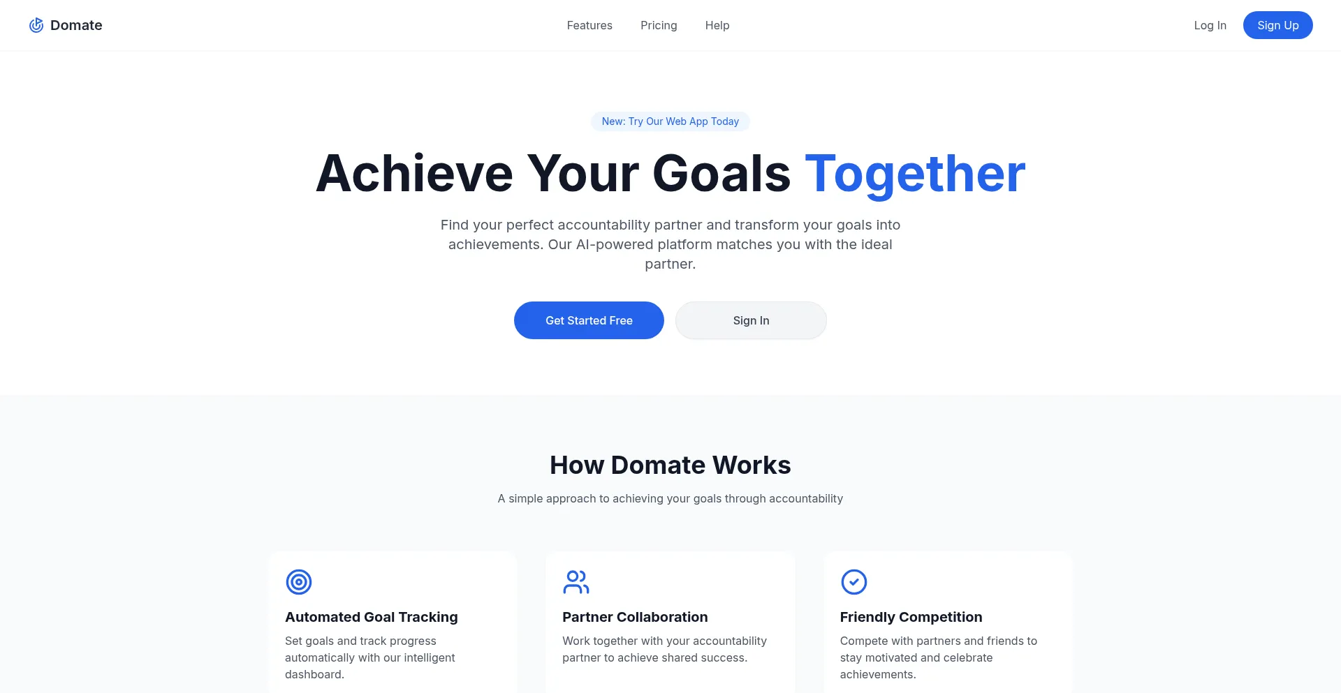 Website screenshot of Dogether.pro