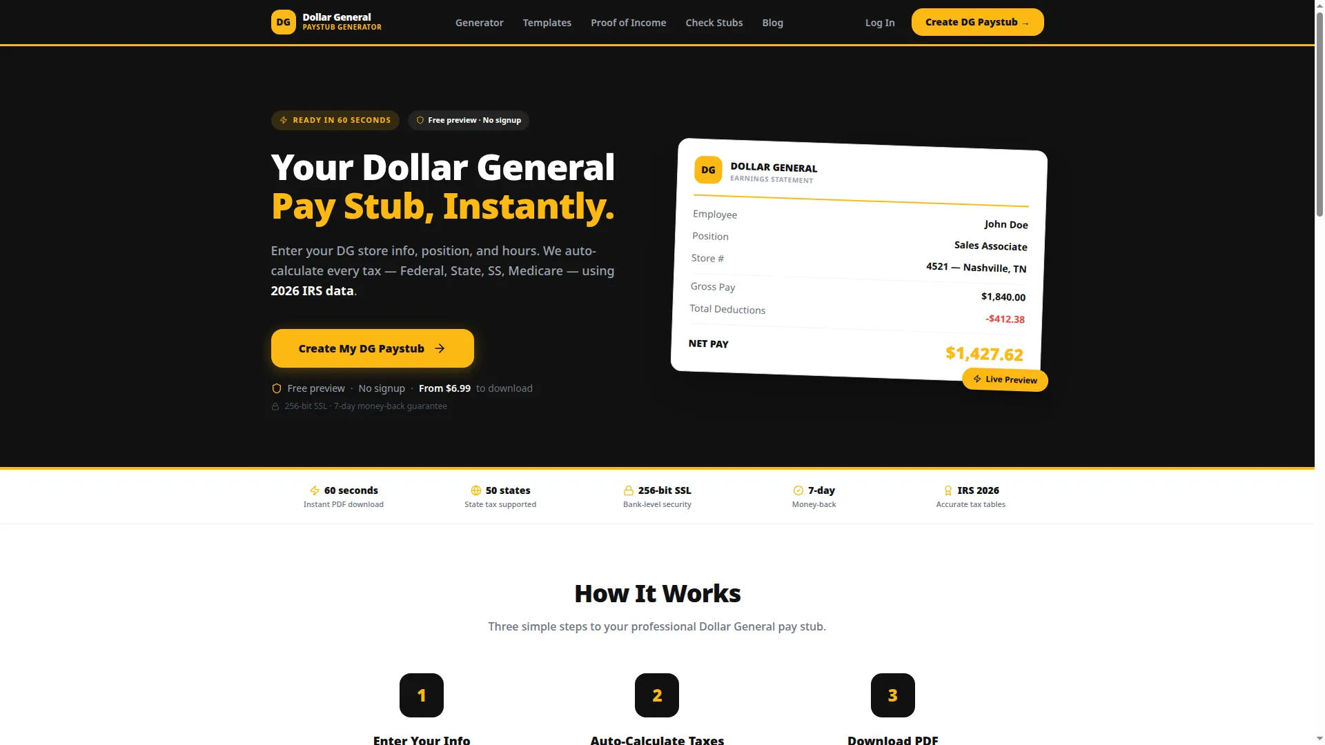 Dollargeneral-paystub.com
