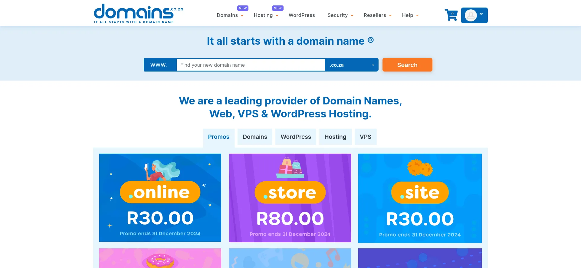 Domains.co.za