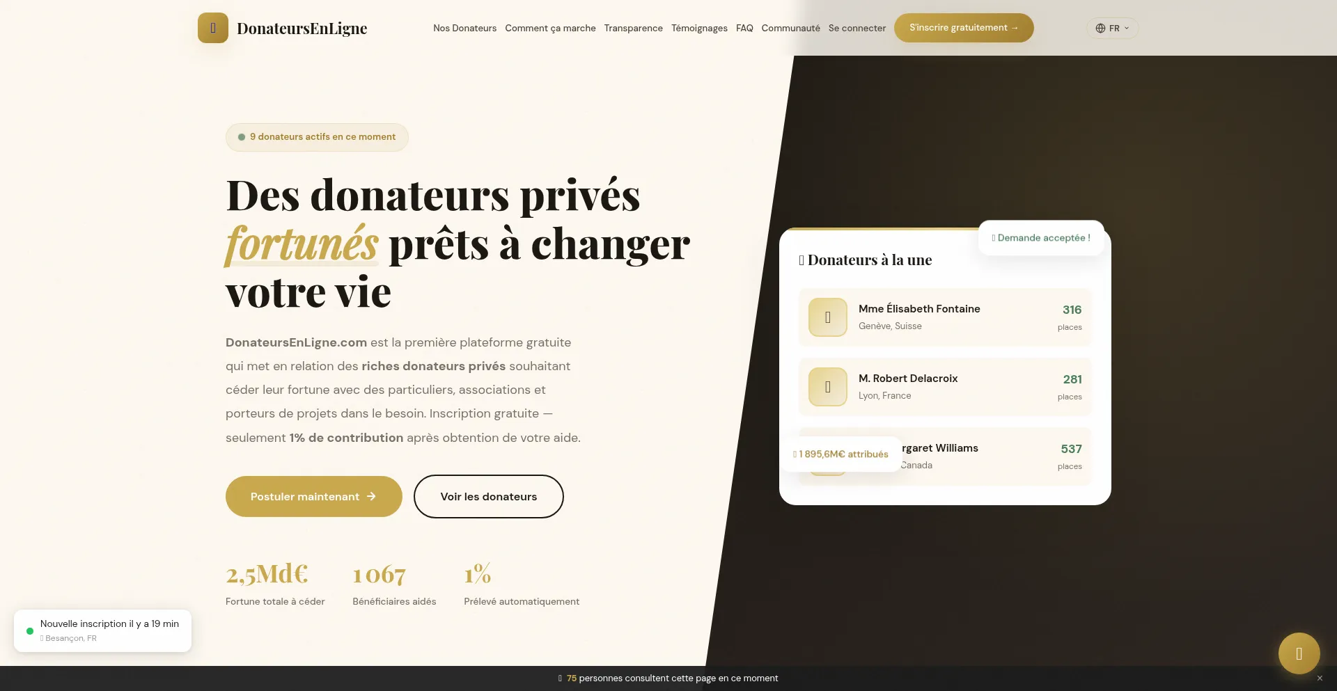 Donateursenligne.com