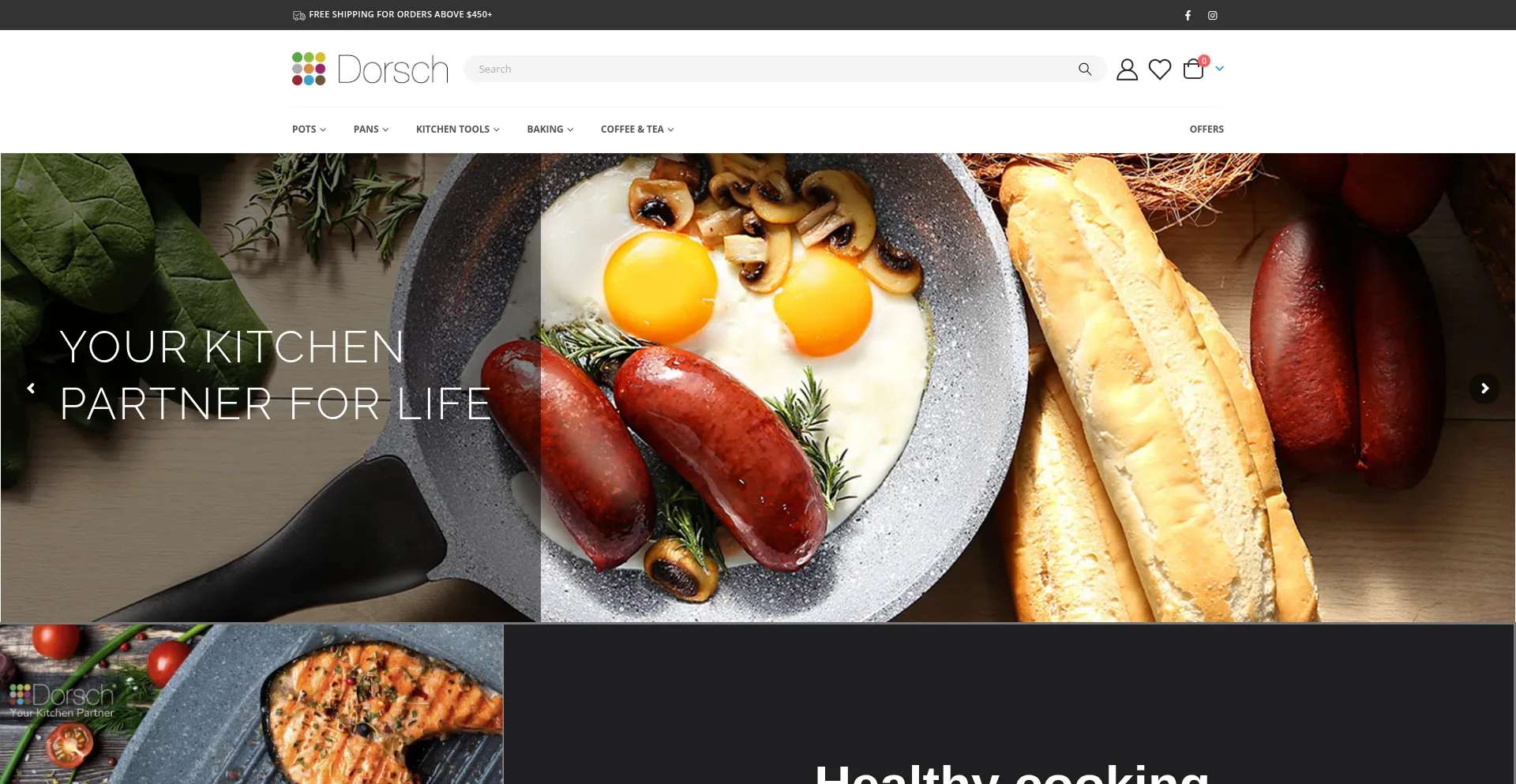 Website screenshot of Dorschhome.ca