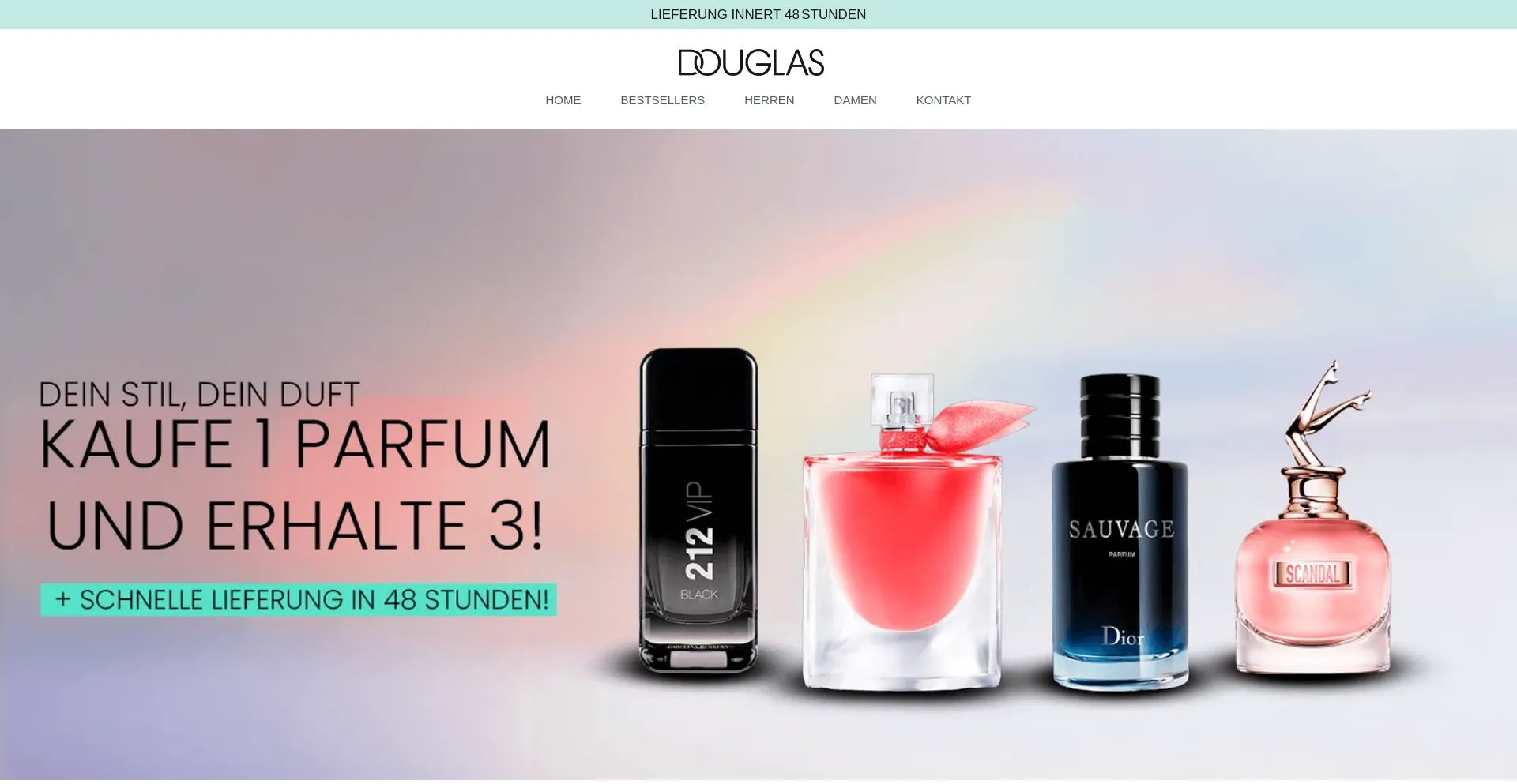 Website screenshot of Douglasprf.com