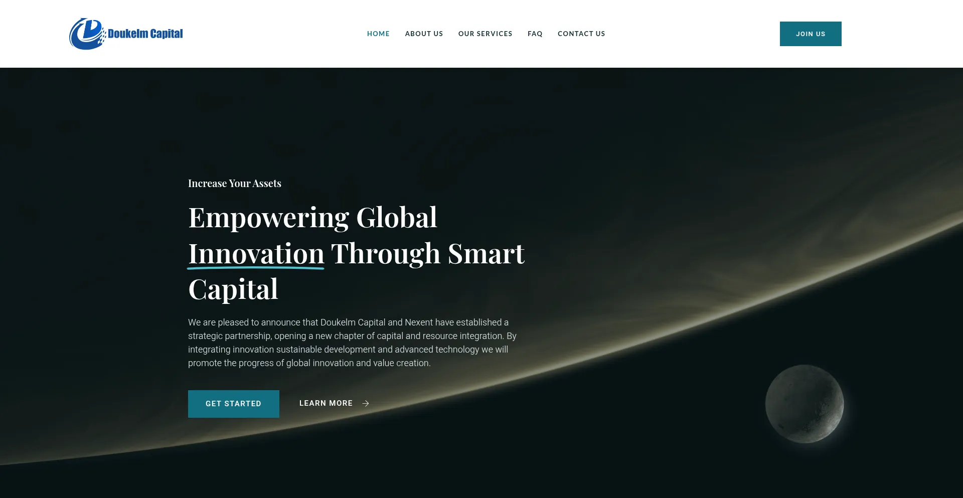 Website screenshot of Doukelm.com