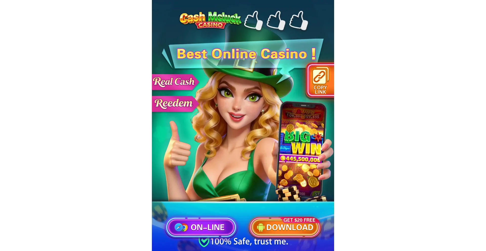 Download.mcluckcash.com
