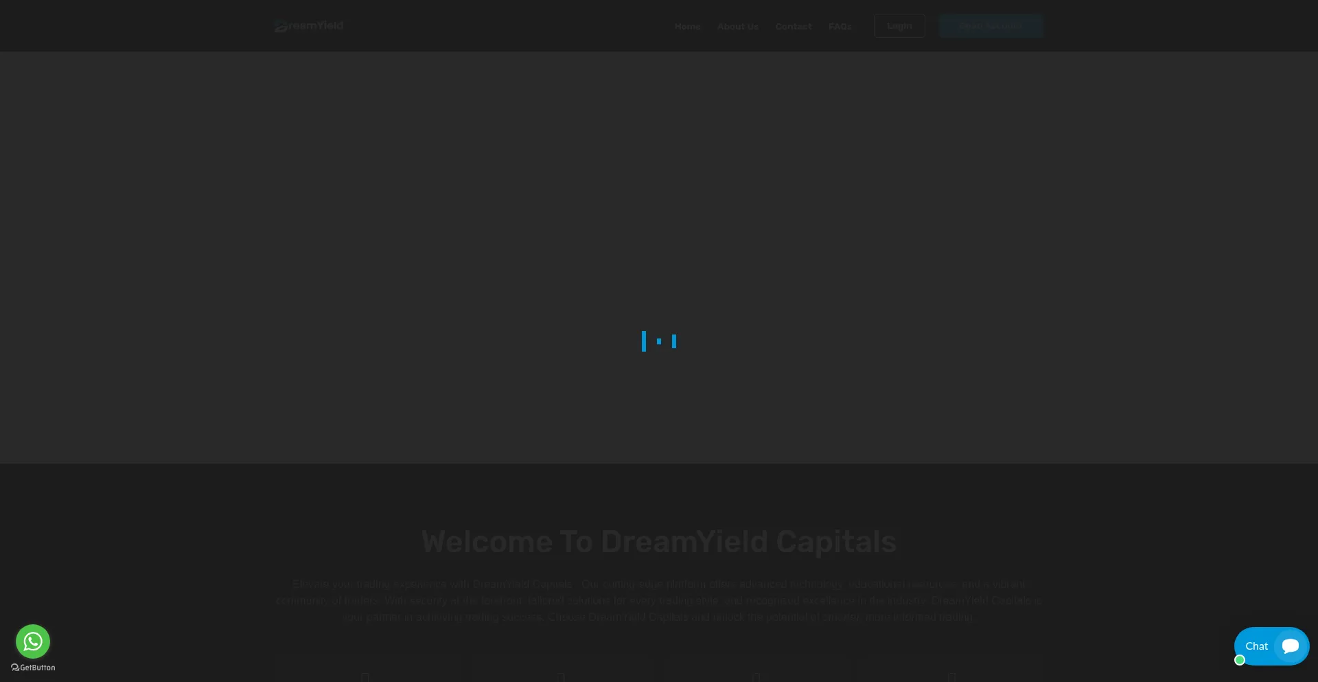 Website screenshot of Dreamyieldcapitals.com
