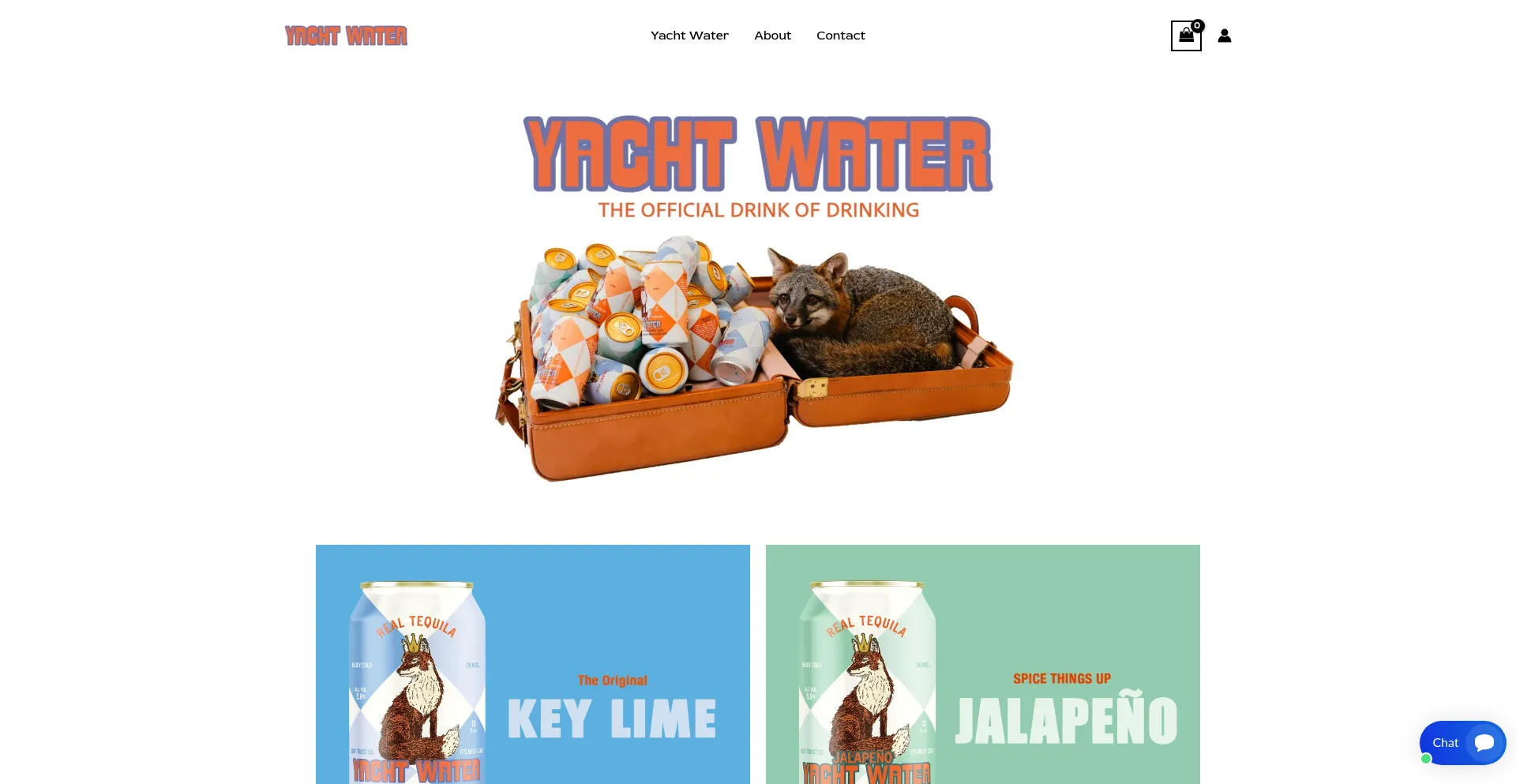 Website screenshot of Drinkyatchwaters.com