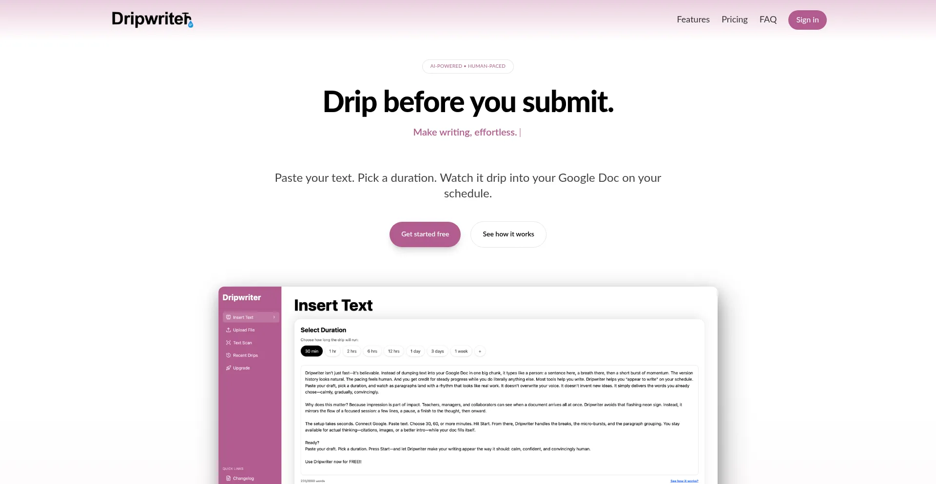 Dripwriter.com