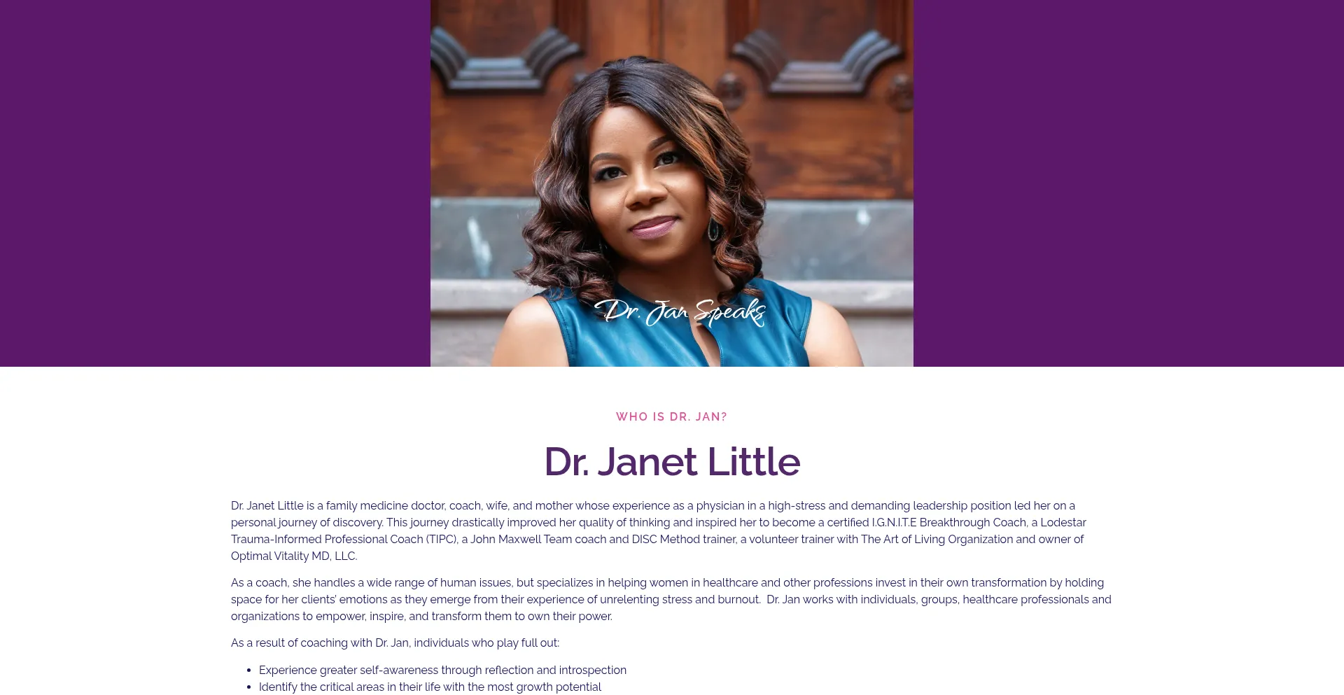 Drjanetlittlespeaks.com