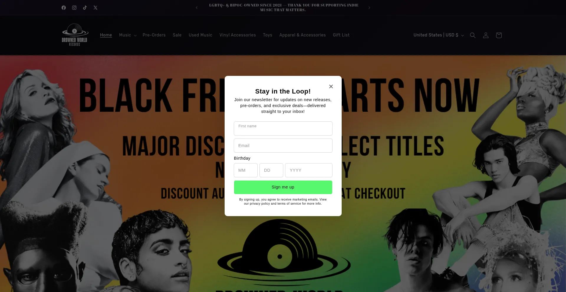 Drownedworldrecords.com