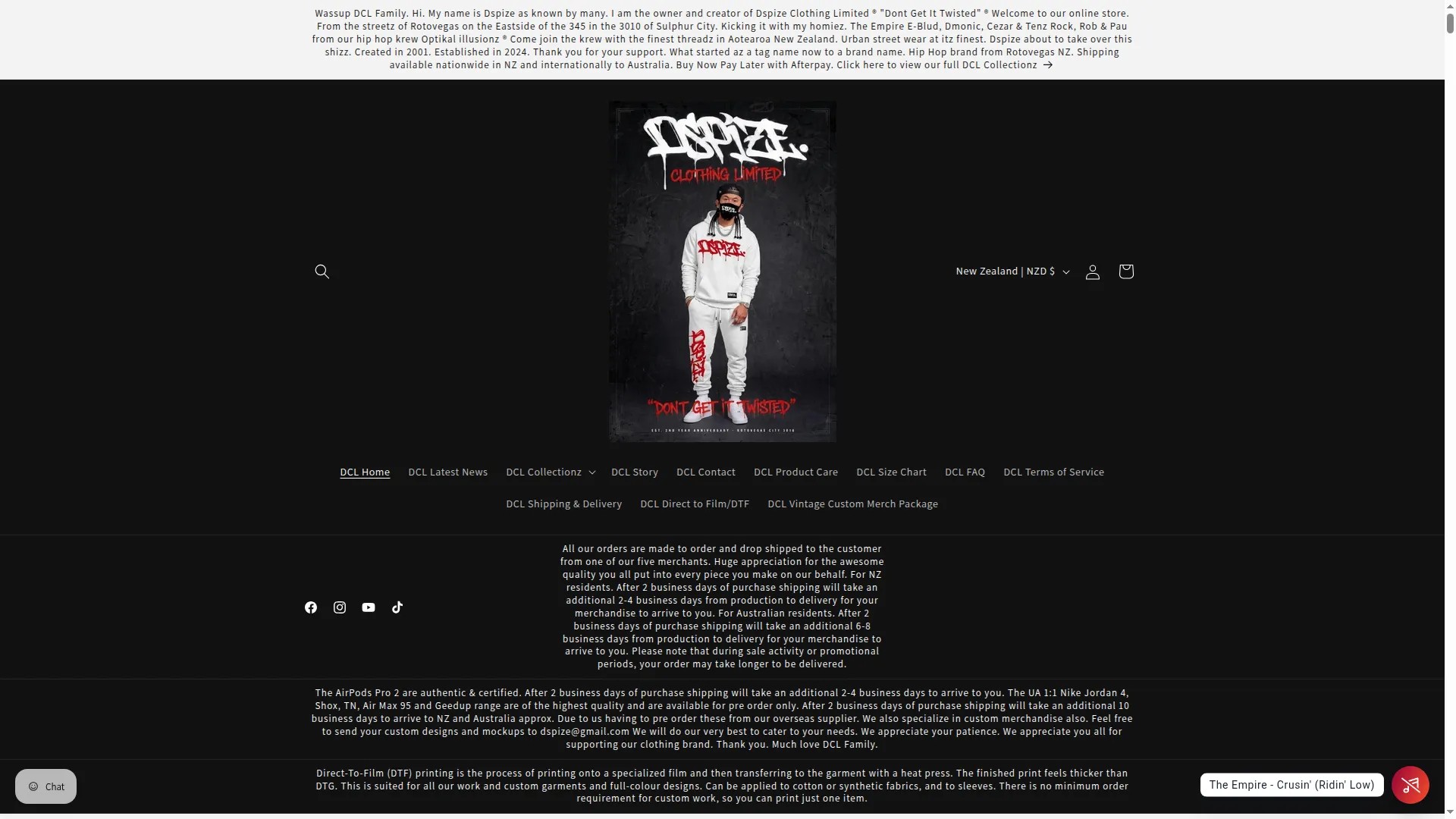 Dspizeclothinglimited.com
