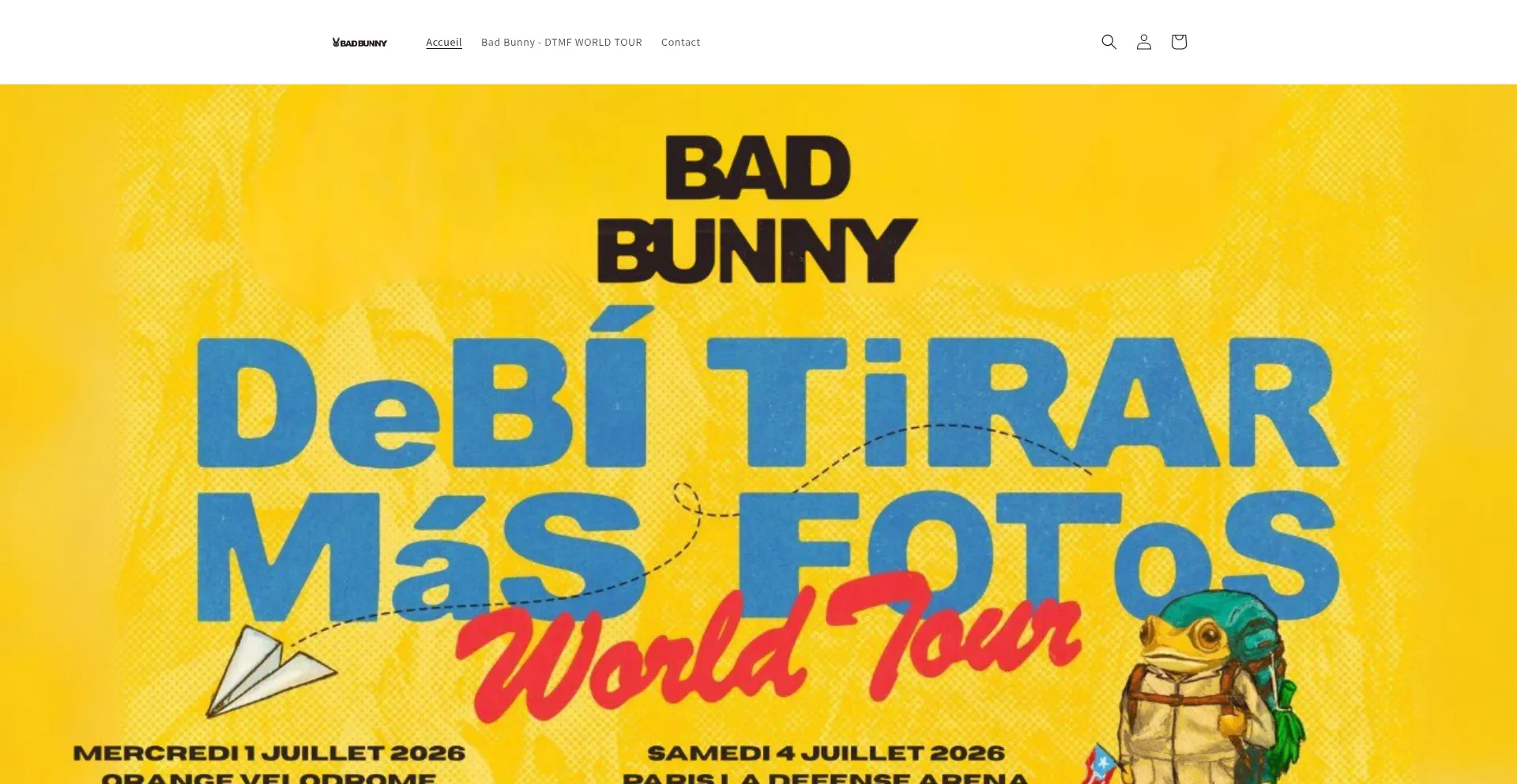Website screenshot of Dtmfworldtour.com