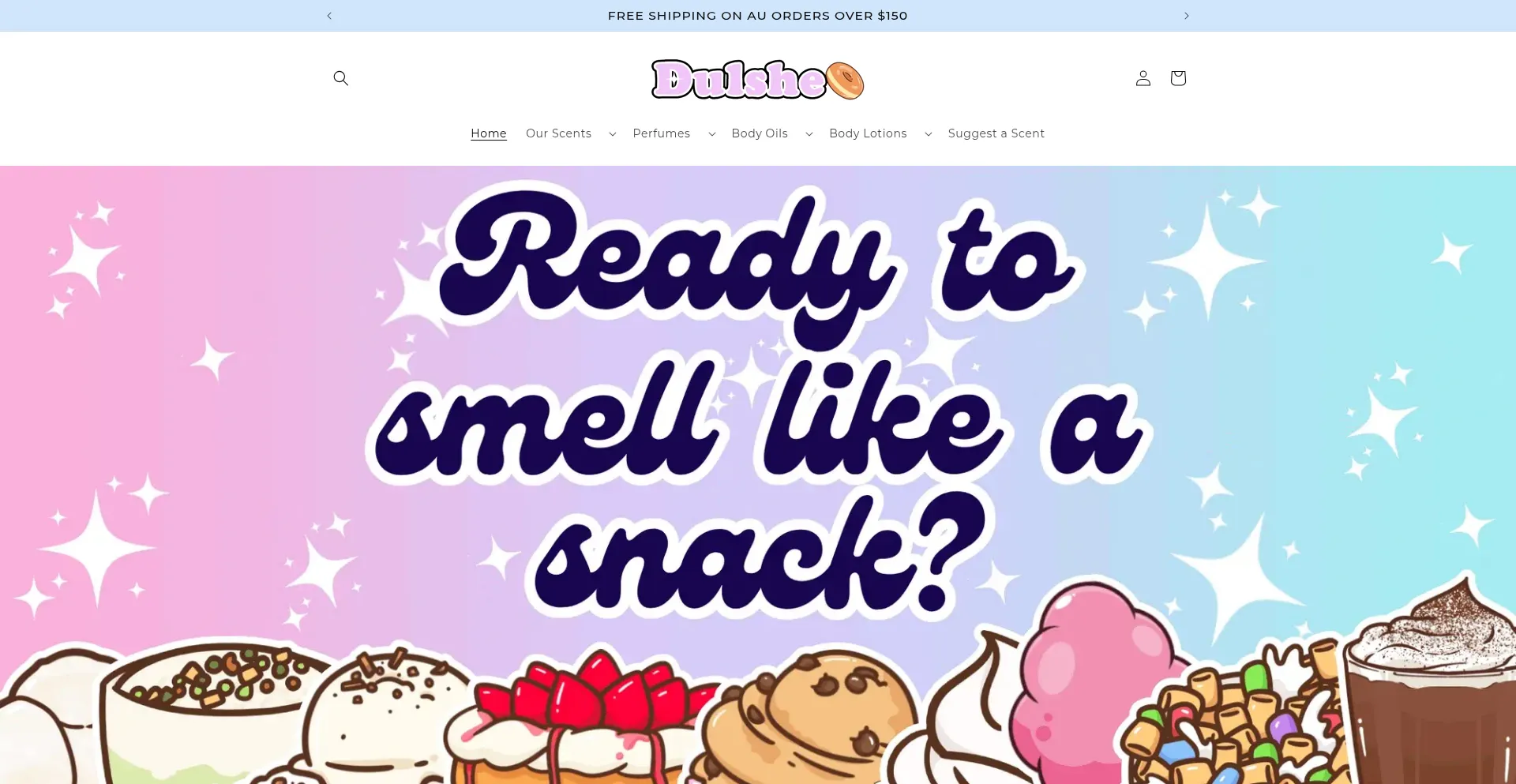 Website screenshot of Dulshe.com