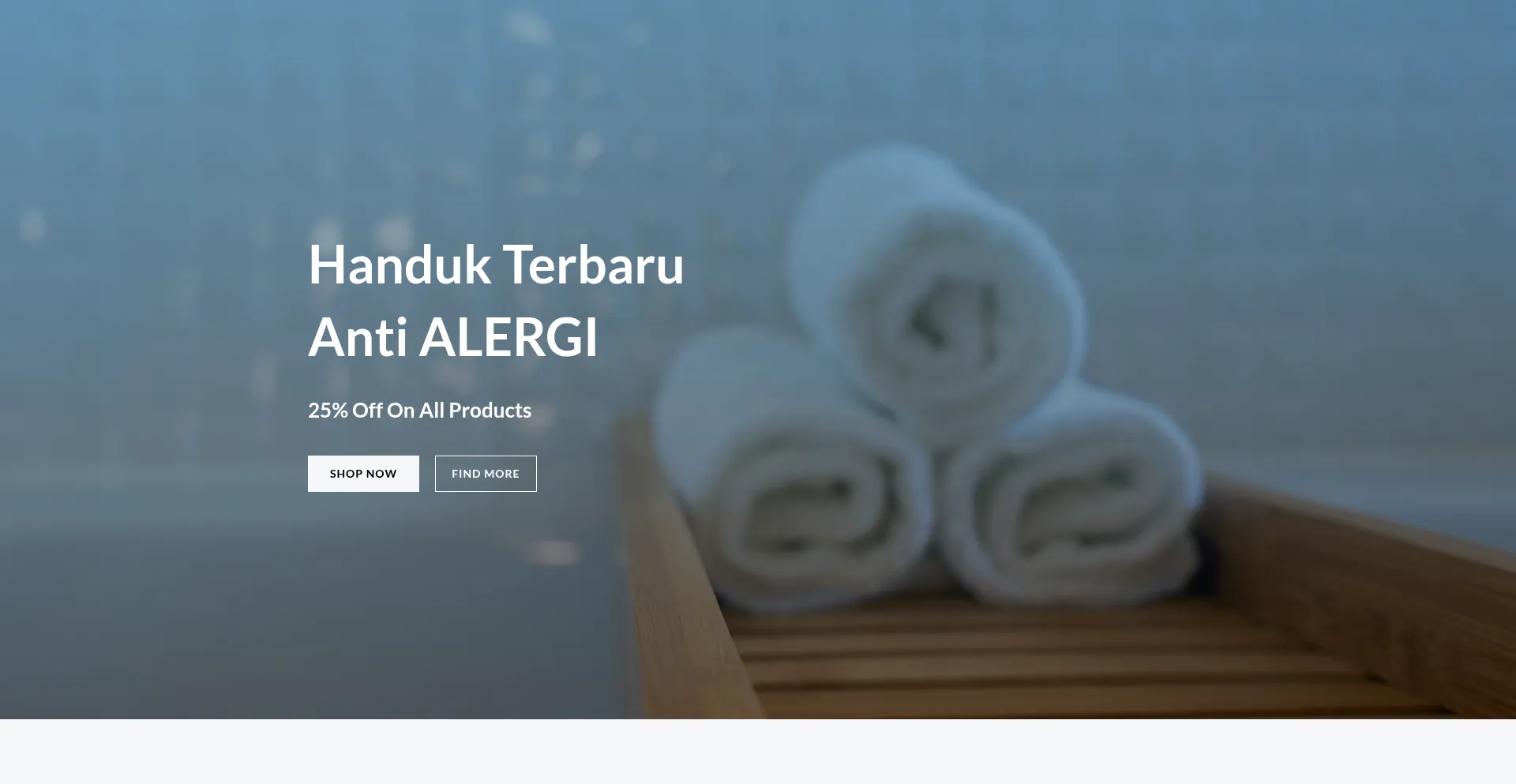 Website screenshot of Dunilah.com