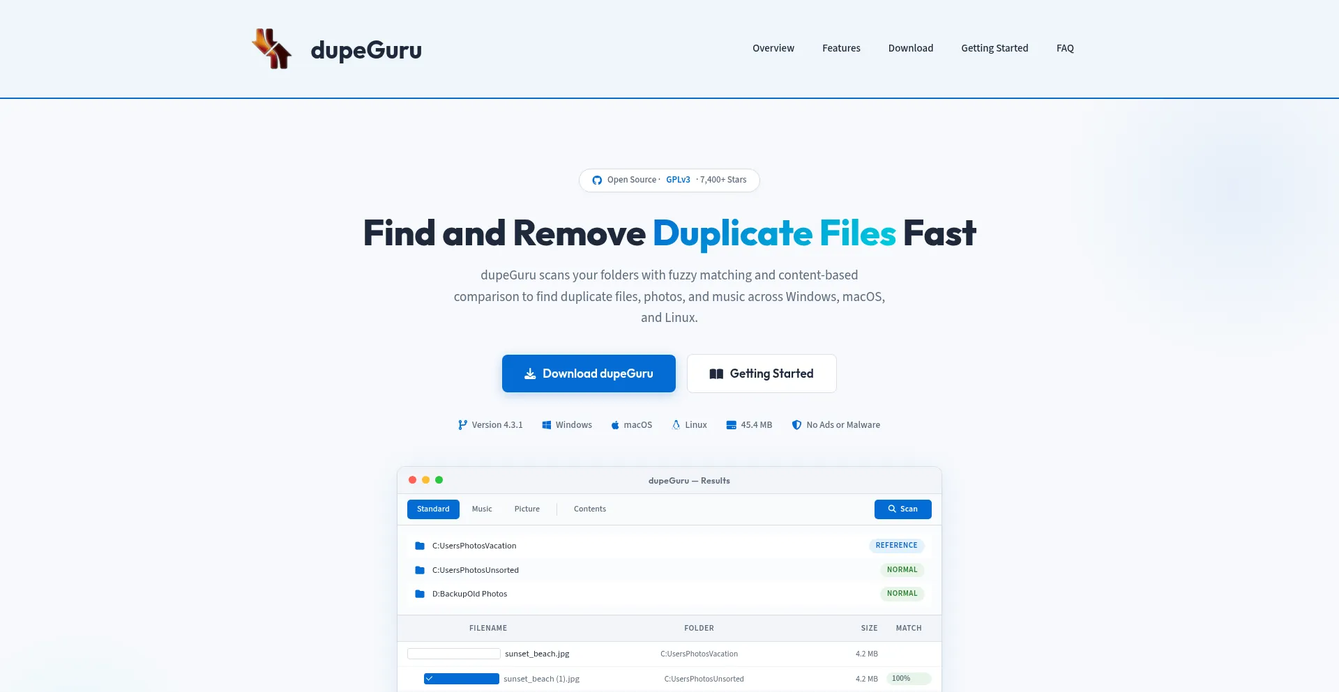 Dupeguru.net