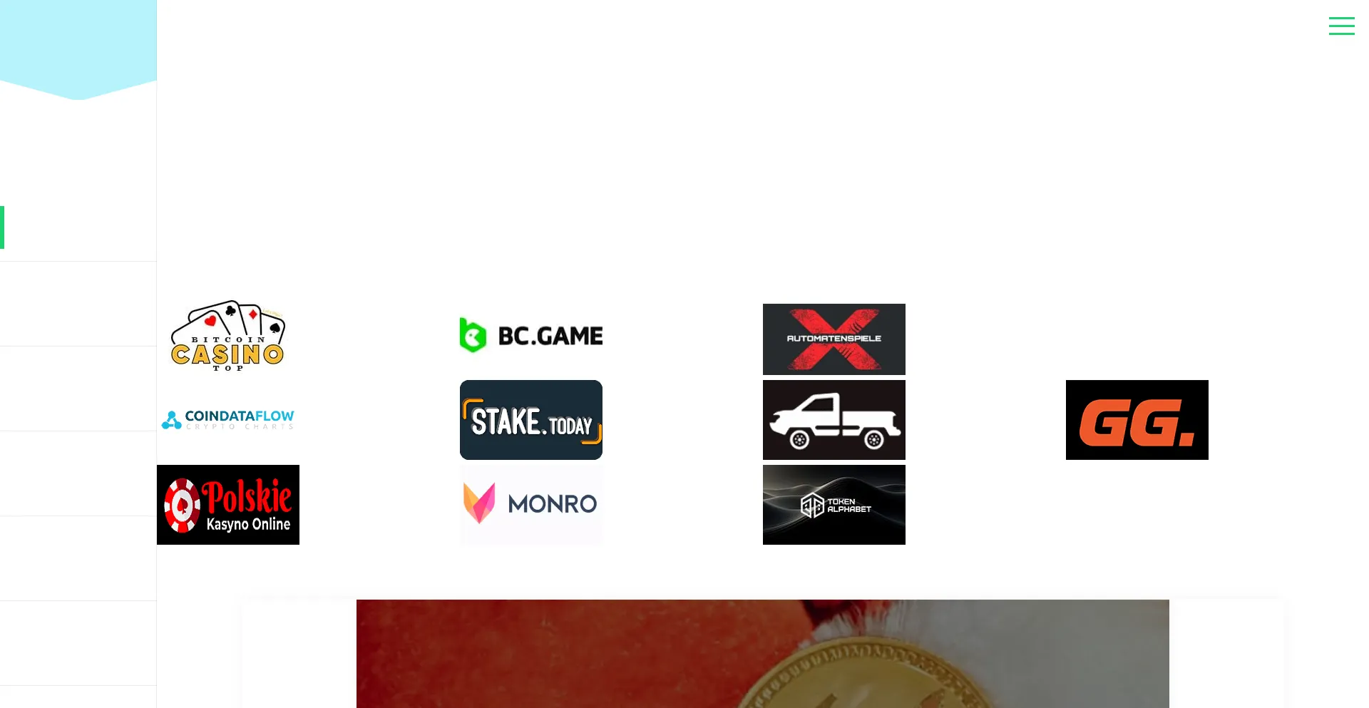 Website screenshot of E-coin.io