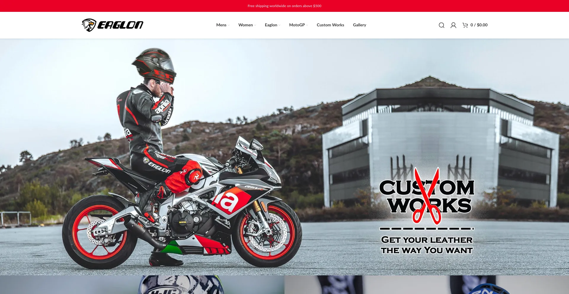Website screenshot of Eaglonsports.com