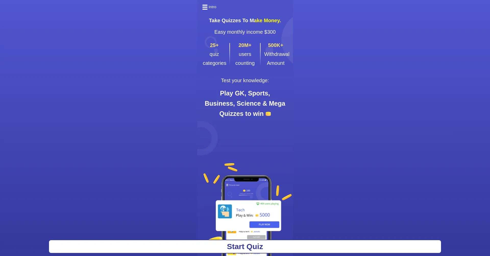 Website screenshot of Earn.osiu.shop