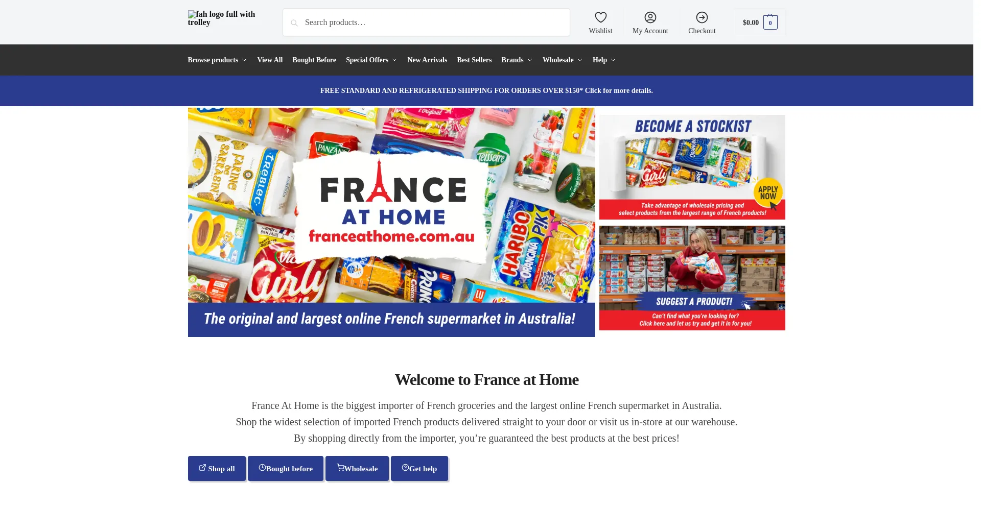 Website screenshot of Earthwisehq.store