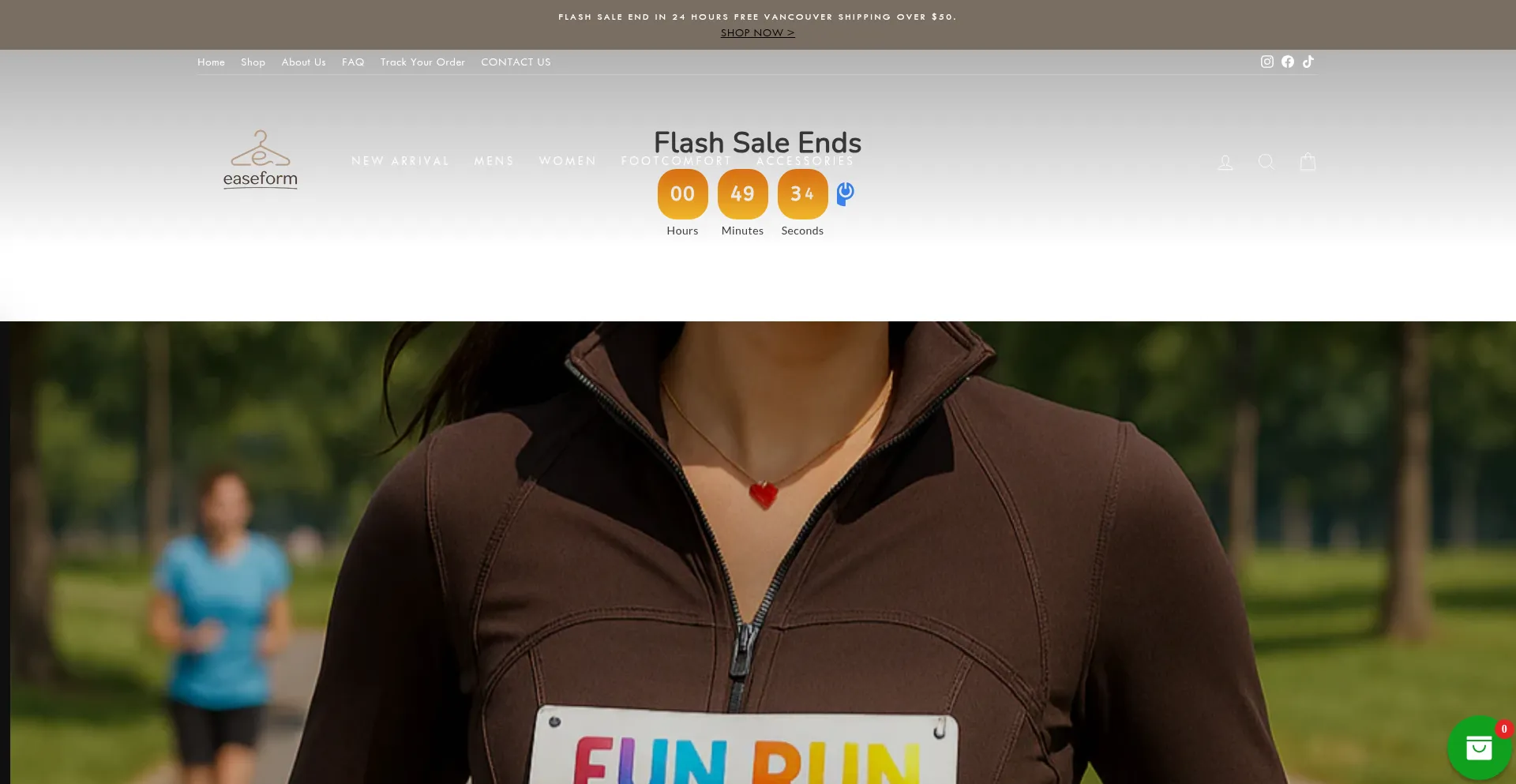 Website screenshot of Easeform-vancouver.com