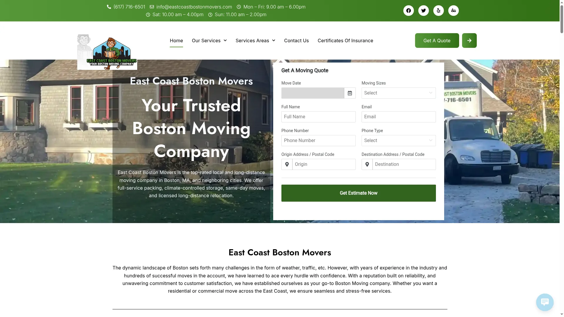 Eastcoastbostonmovers.com