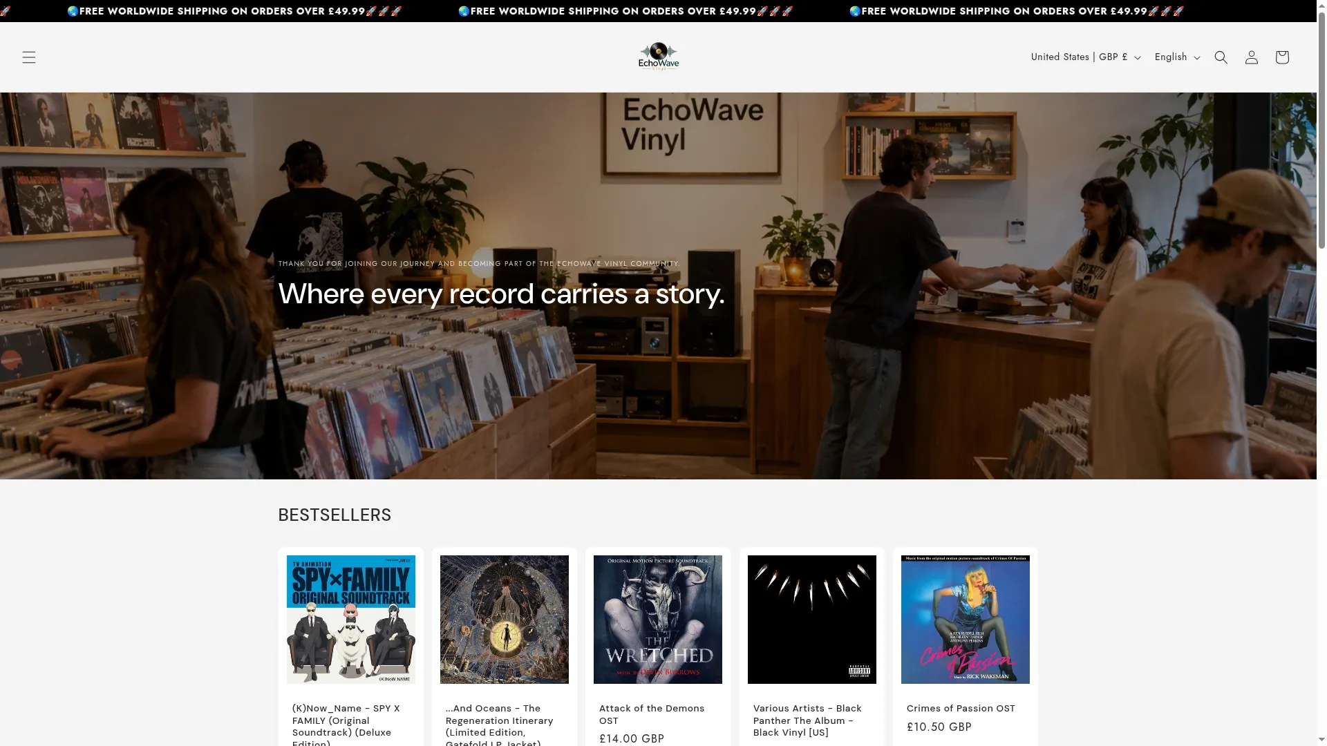 Echowavevinyl.com