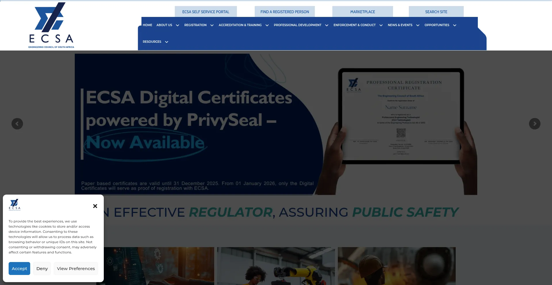 Ecsa.co.za