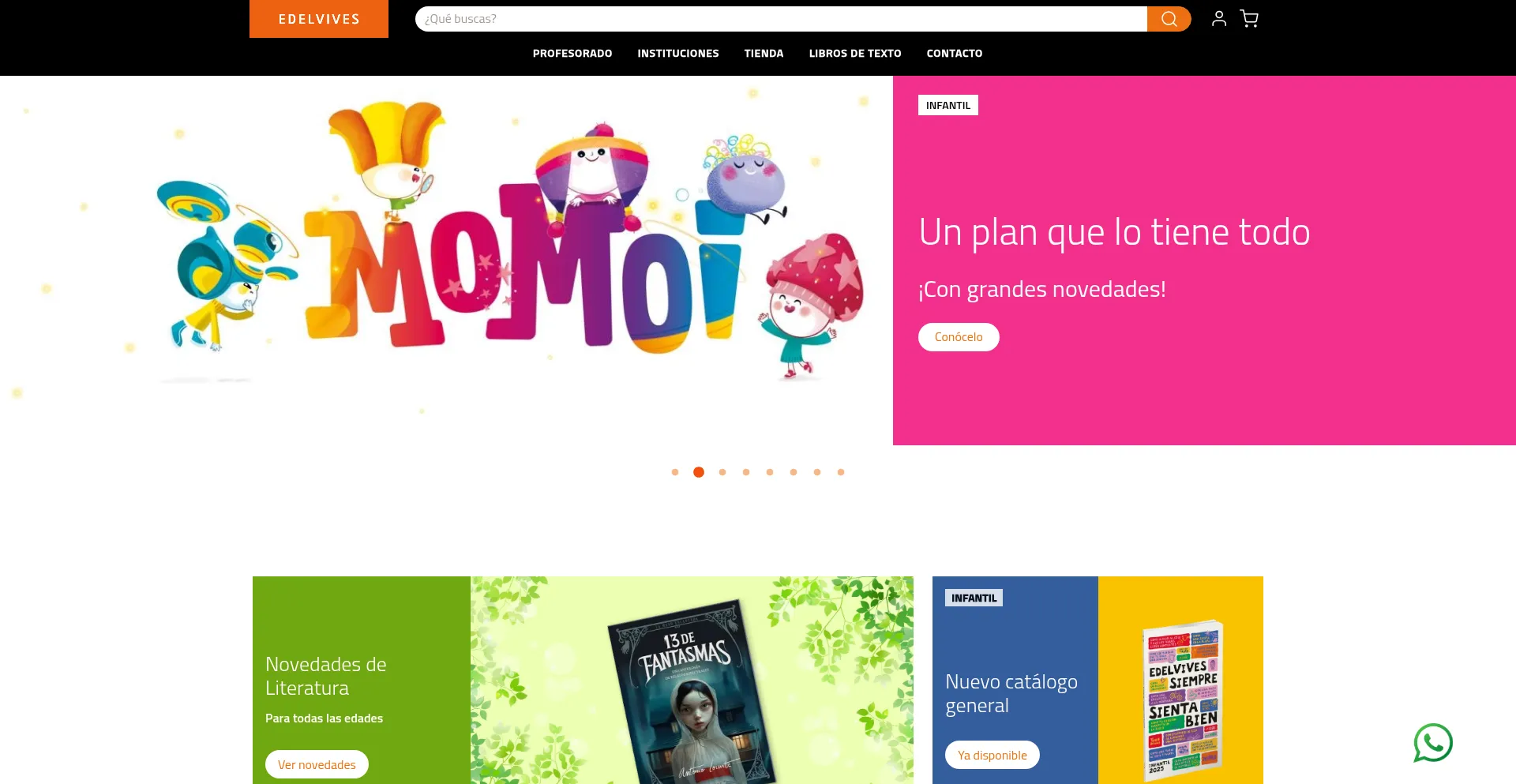 Website screenshot of Edelv.com