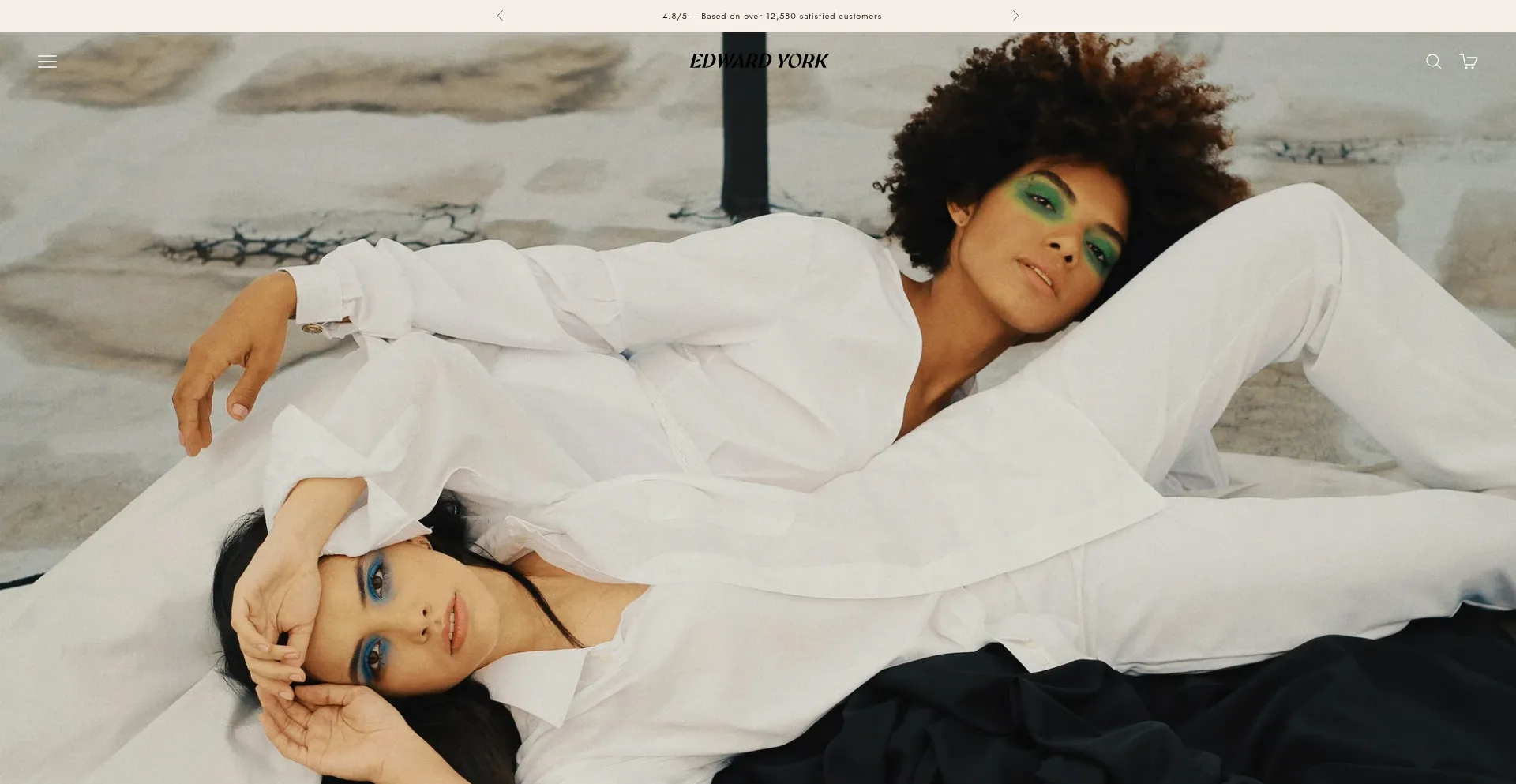 Website screenshot of Edward-york.com