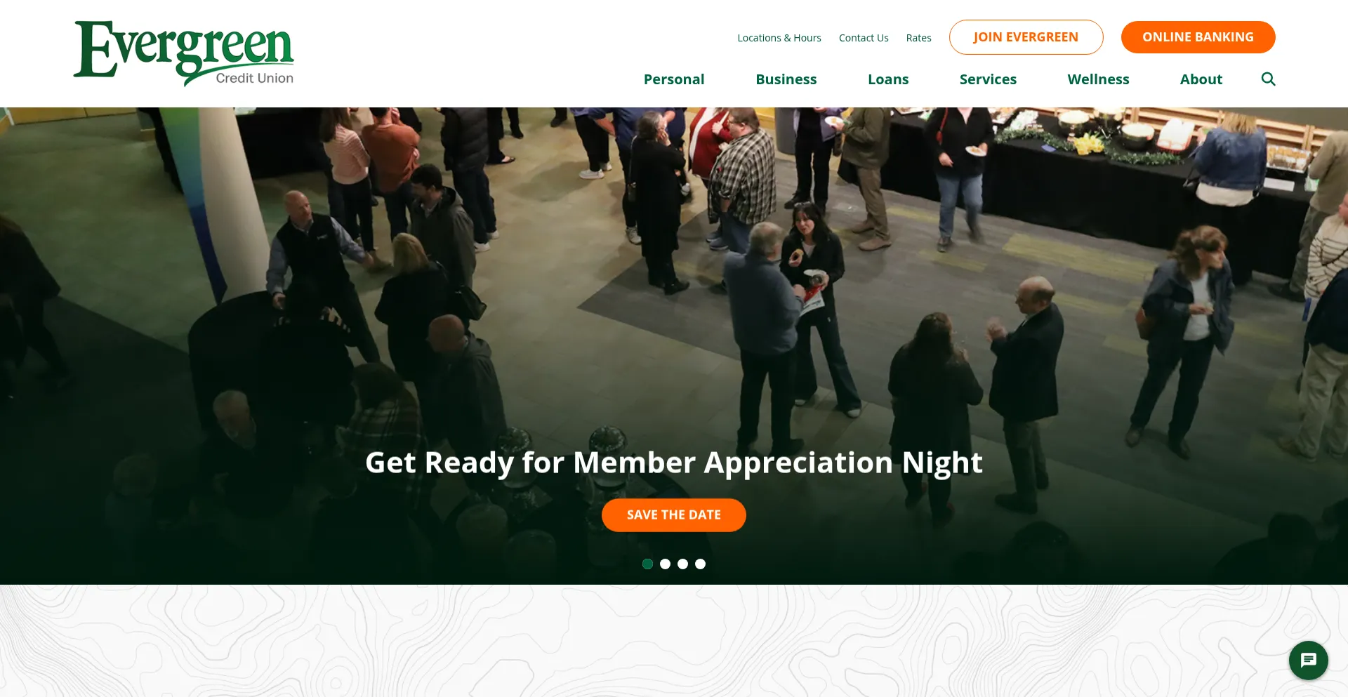 Website screenshot of Egcu.org
