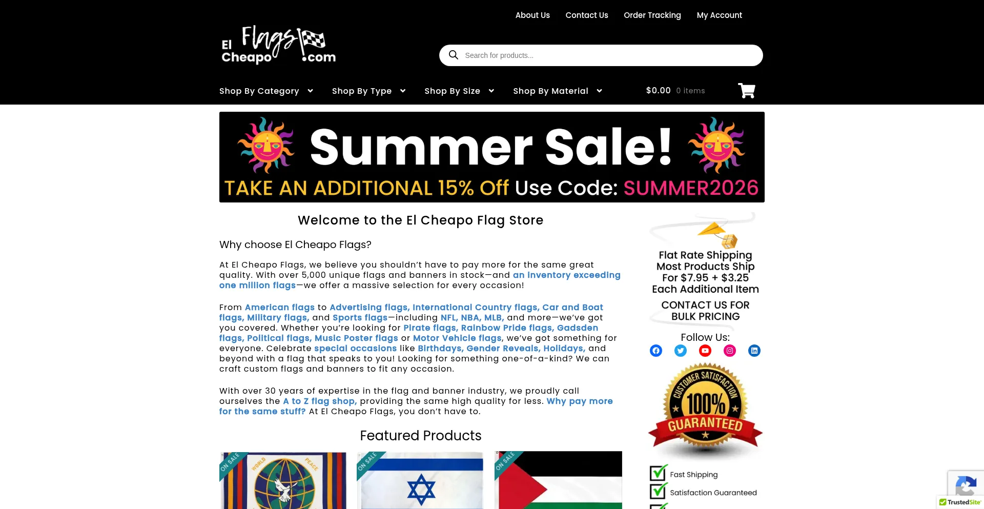 Elcheapoflags.com