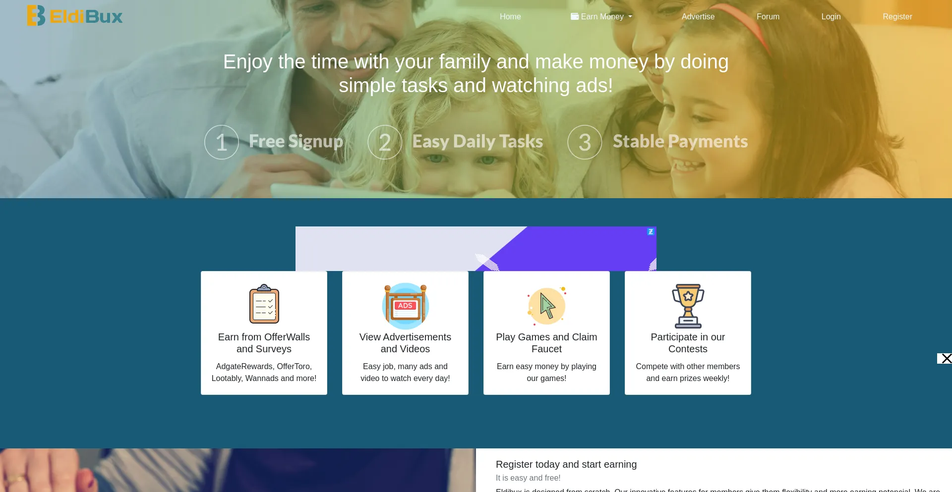 Website screenshot of Eldibux.com