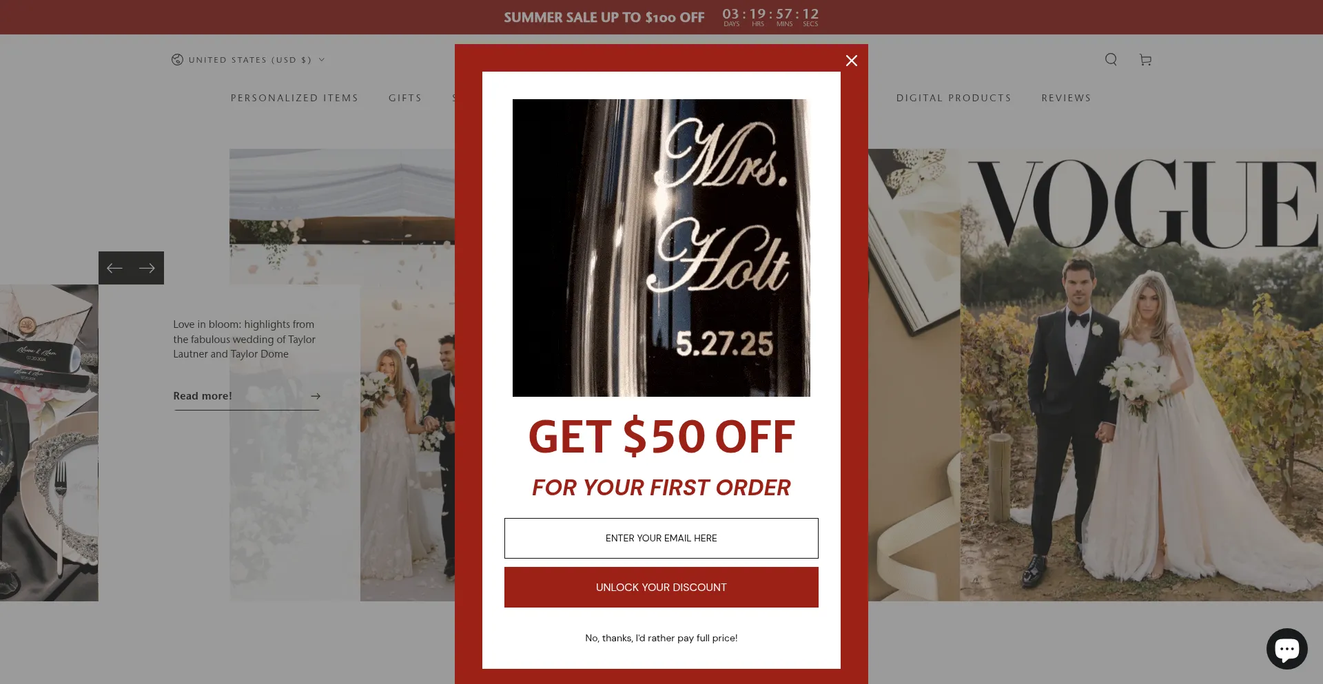 Website screenshot of Elenahonch.com