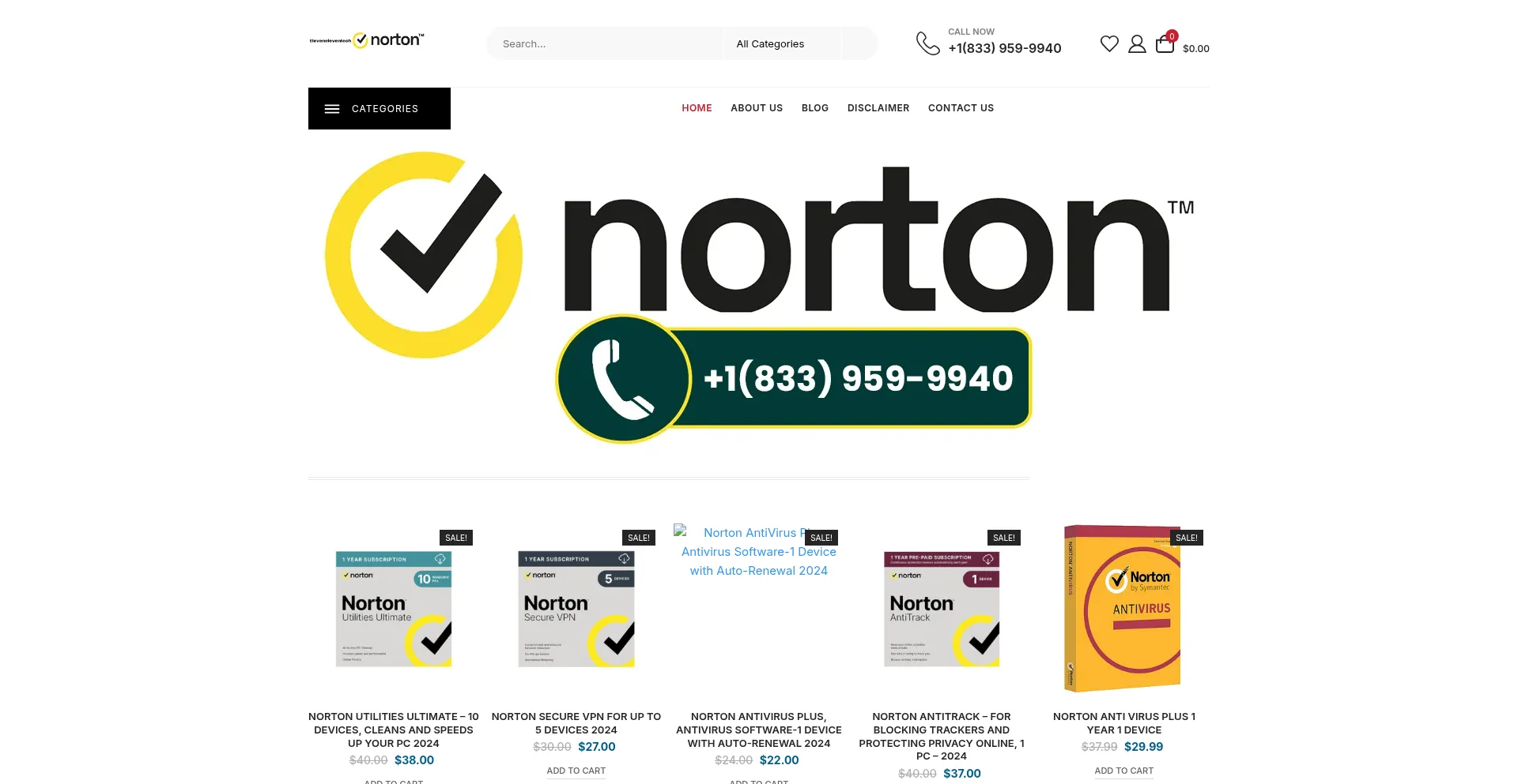 Website screenshot of Eleveneleventech.shop