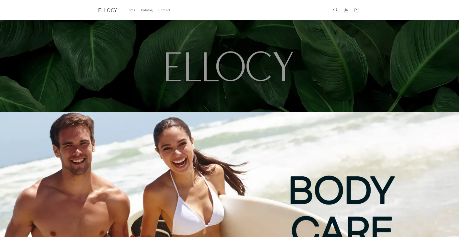 Website screenshot of Ellocy.com