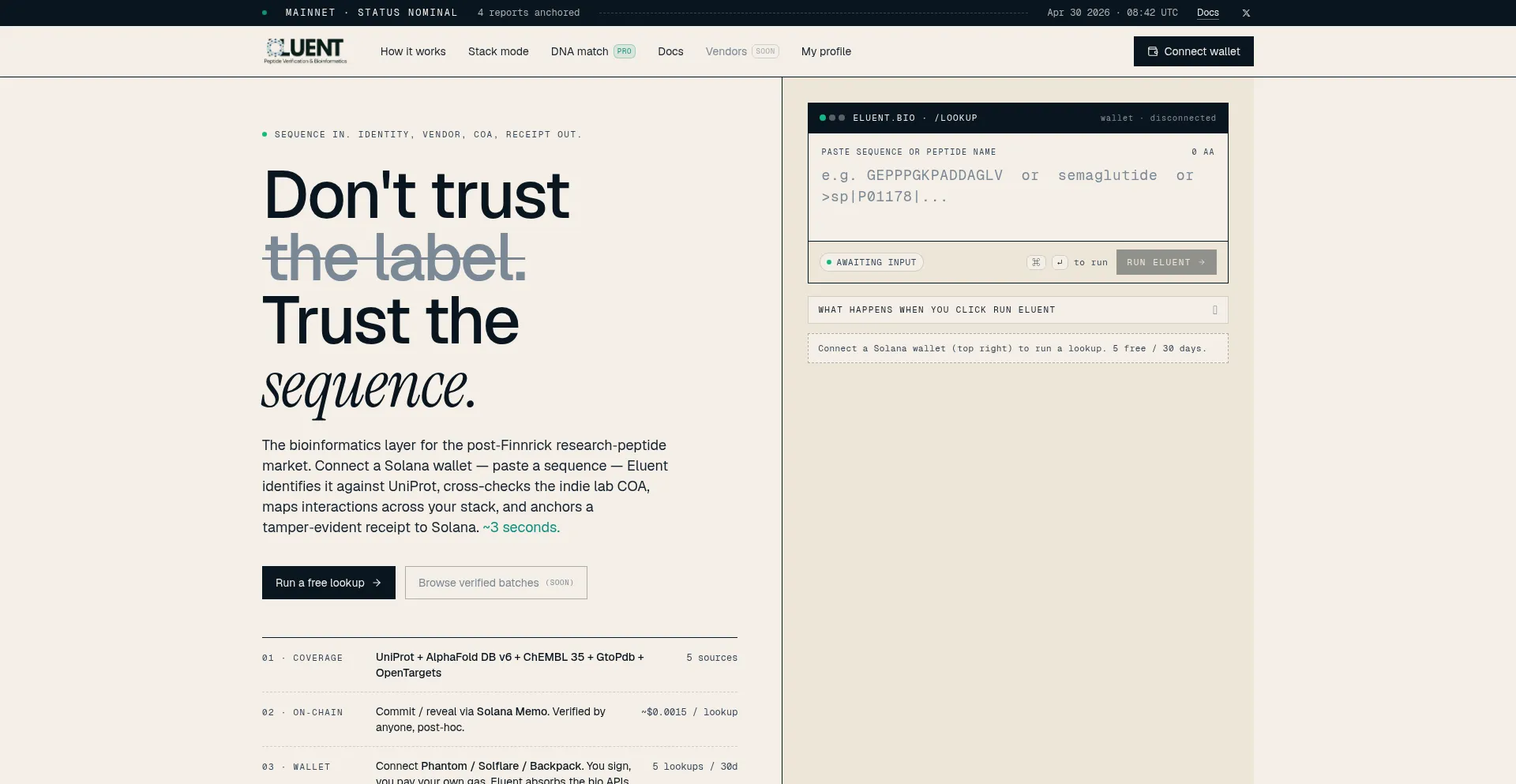 Eluent.bio