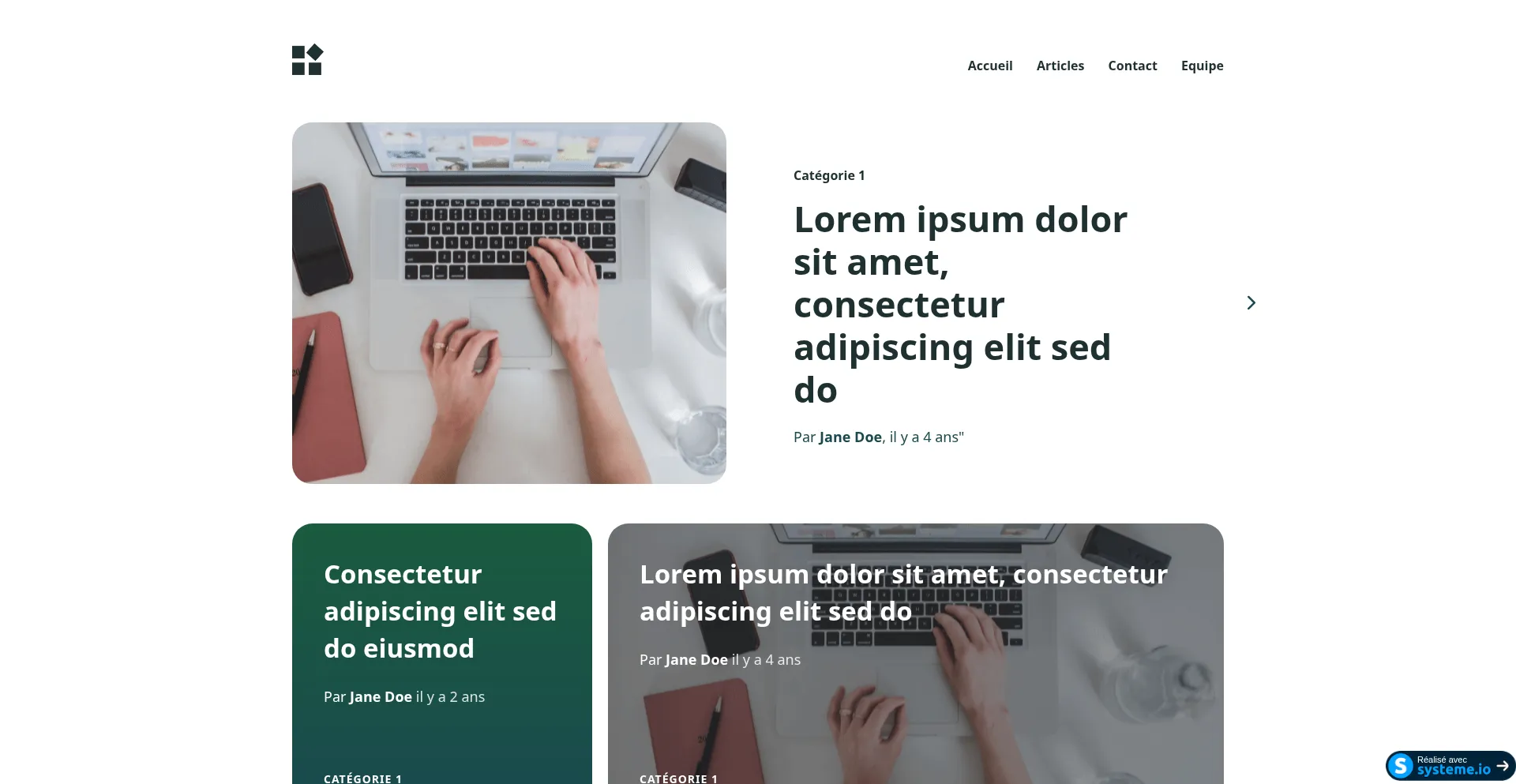 Website screenshot of Emma-corcin4.systeme.io