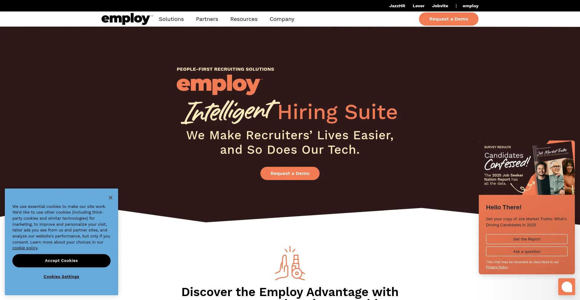 Website screenshot of Employinc.com