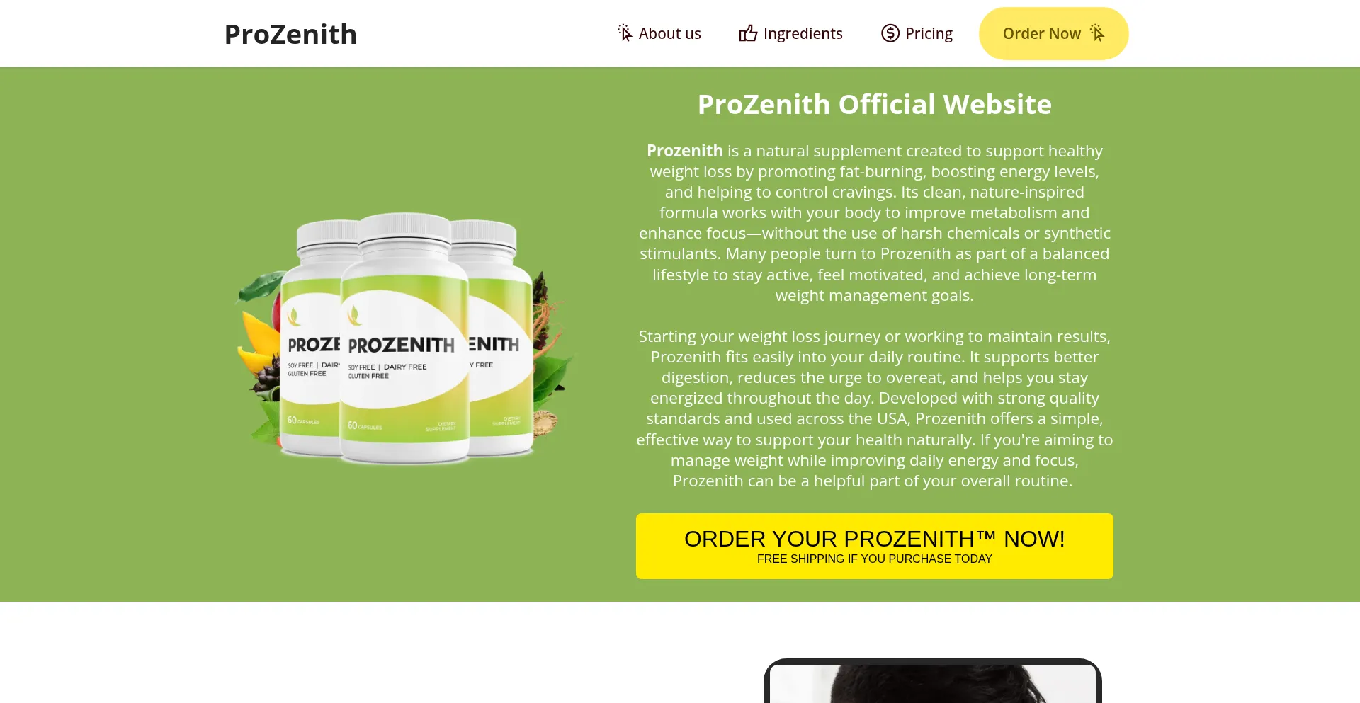 Website screenshot of En-prozenithus.com