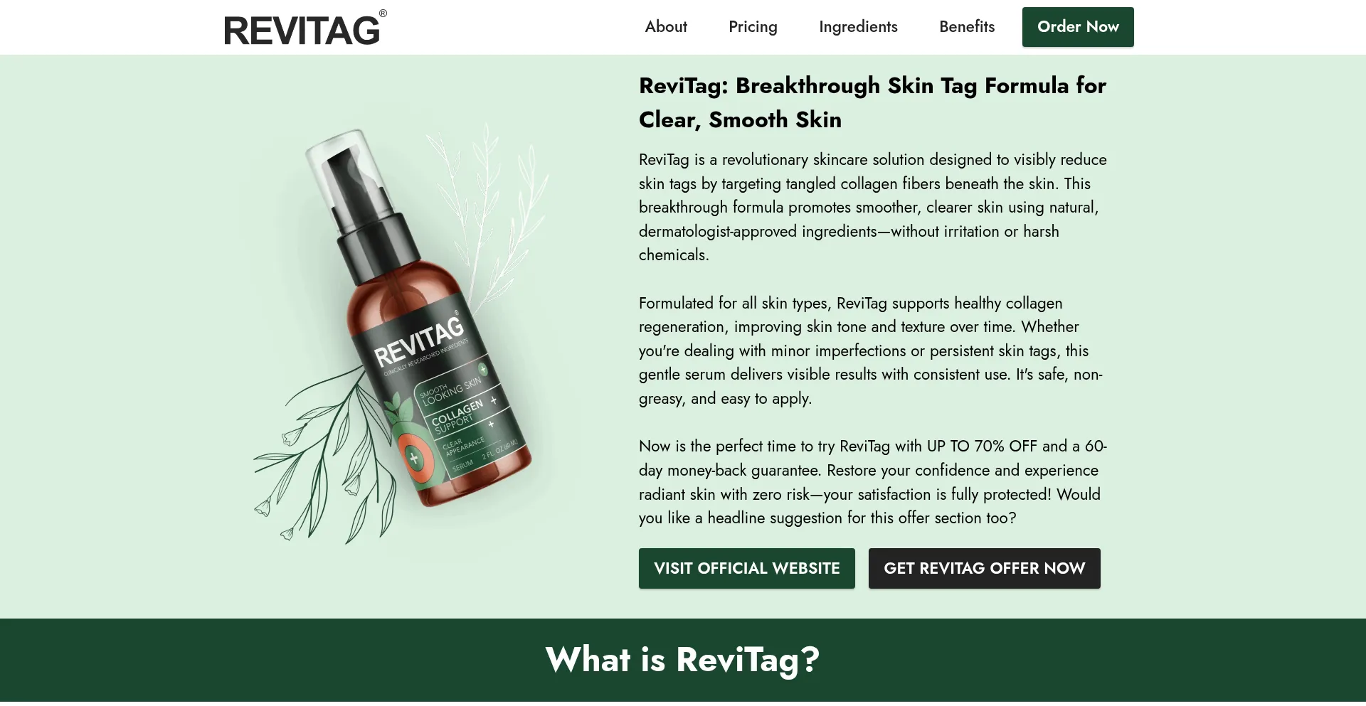 Website screenshot of En-revitage.com